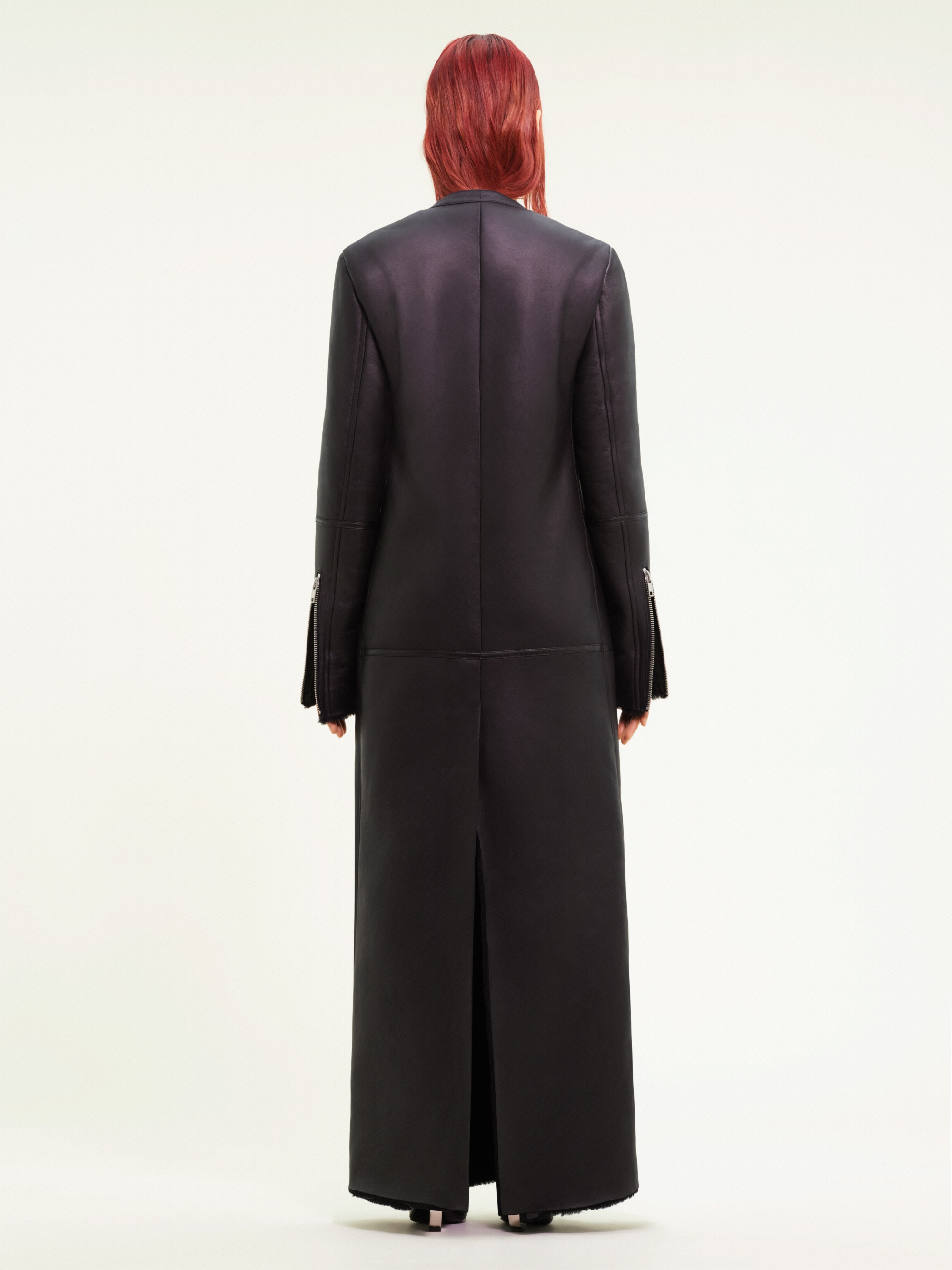 LONG HOLISTIC SHEARLING COAT - 4
