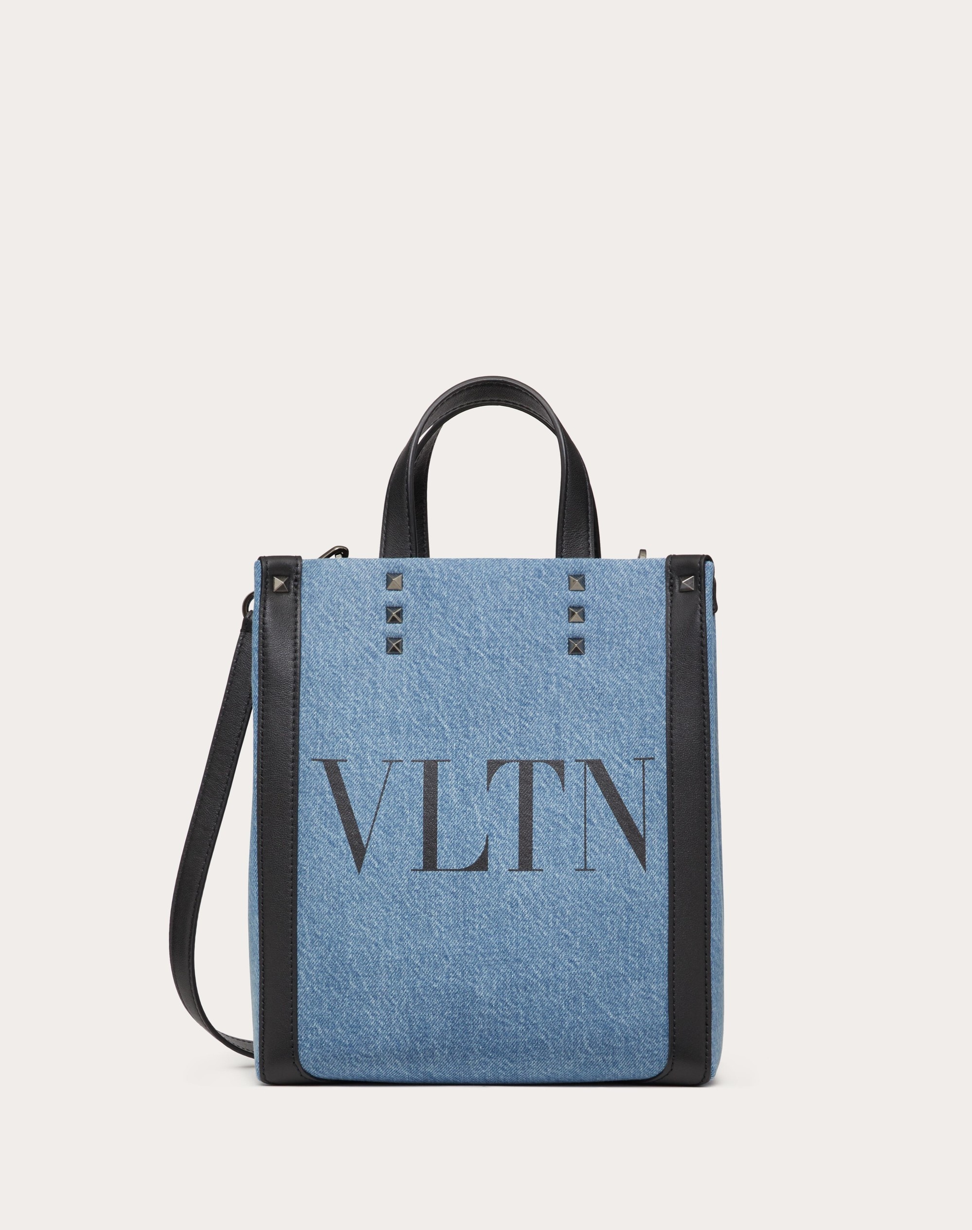 MINI VLTN DENIM SHOPPER - 1
