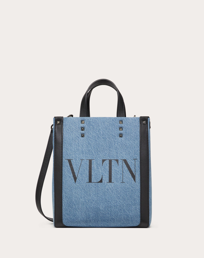 MINI VLTN DENIM SHOPPER 1