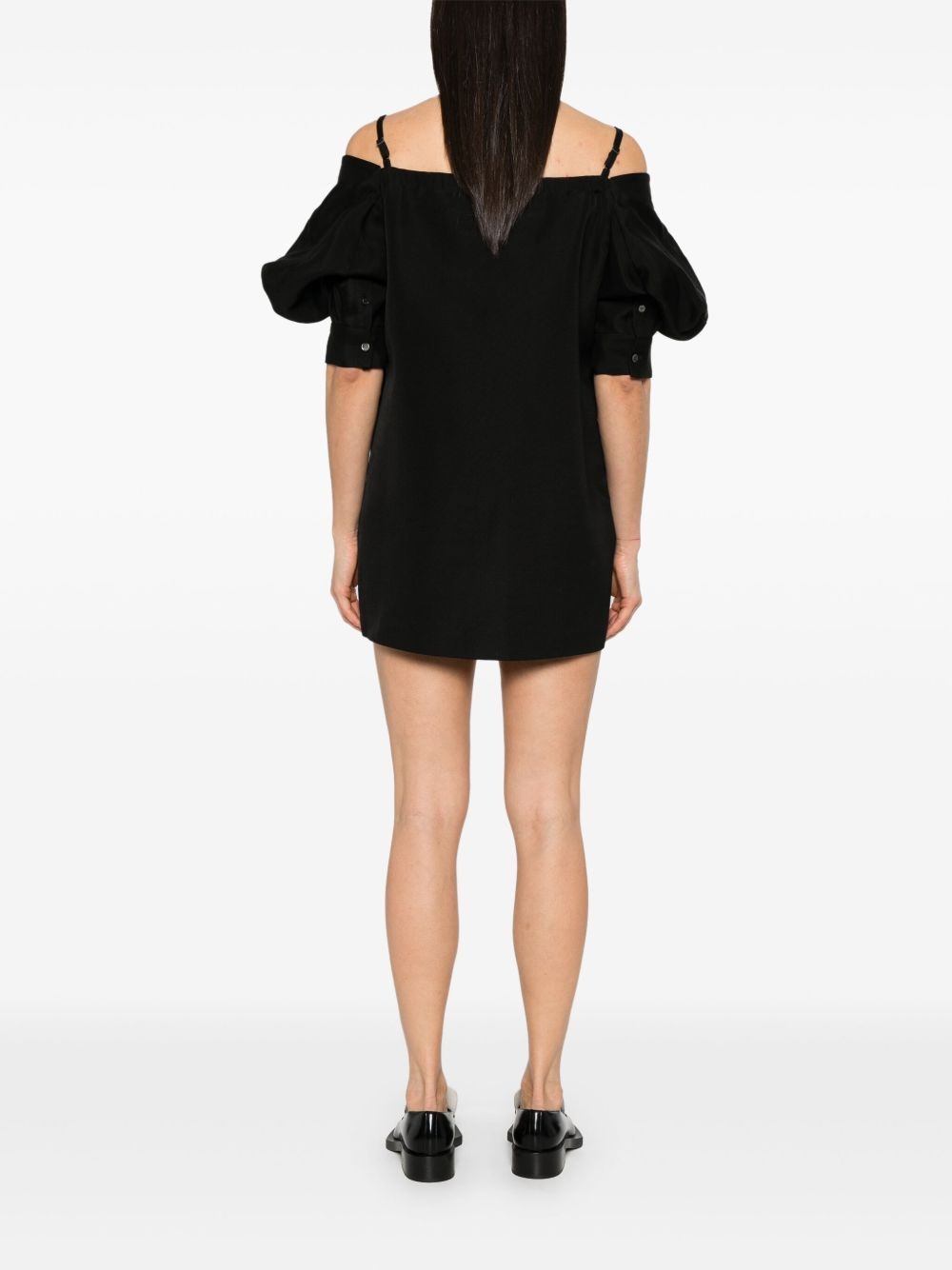 cold-shoulder mini dress - 4
