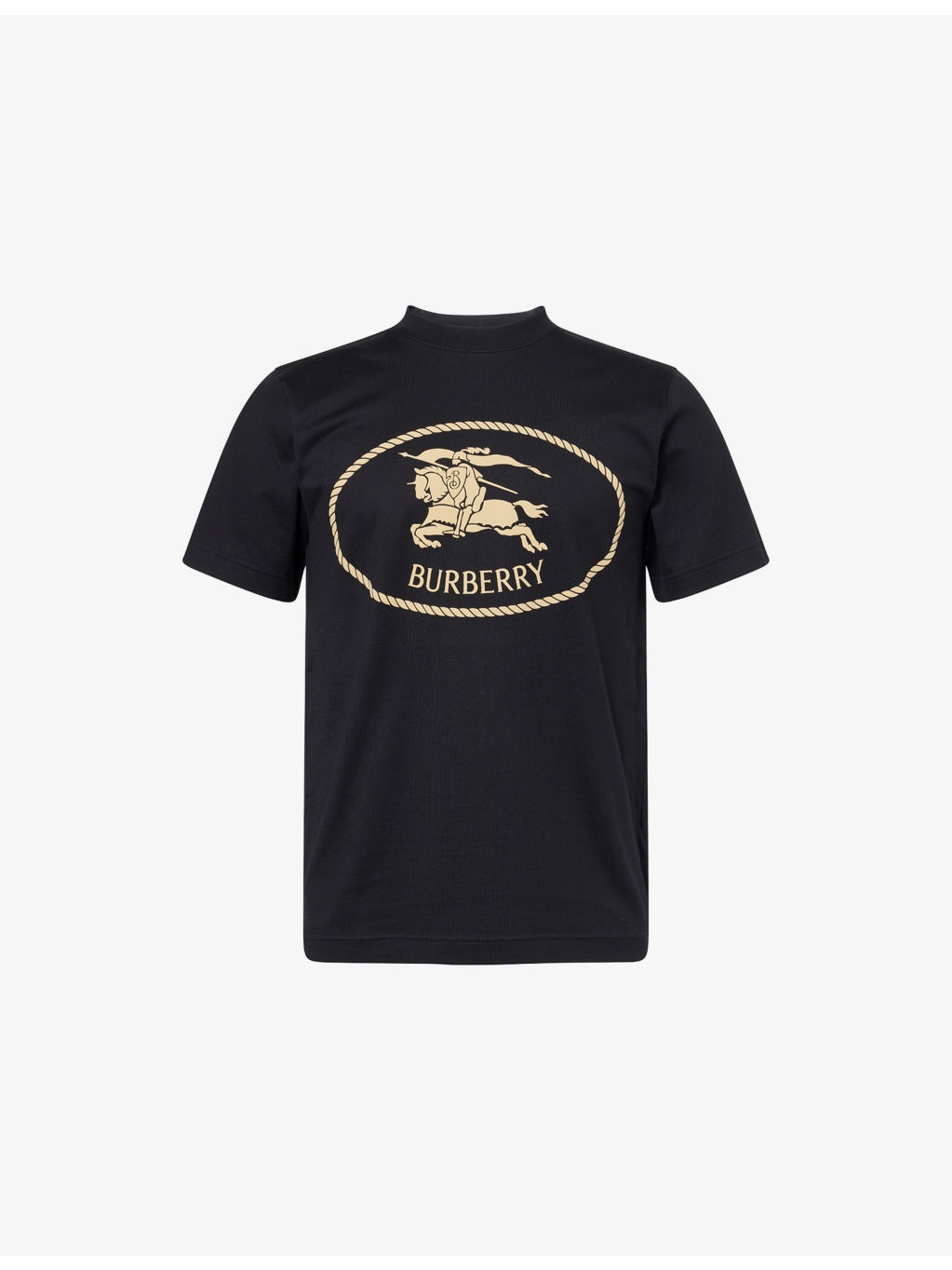Brand-Print Crewneck Cotton-Jersey T-Shirt - 1
