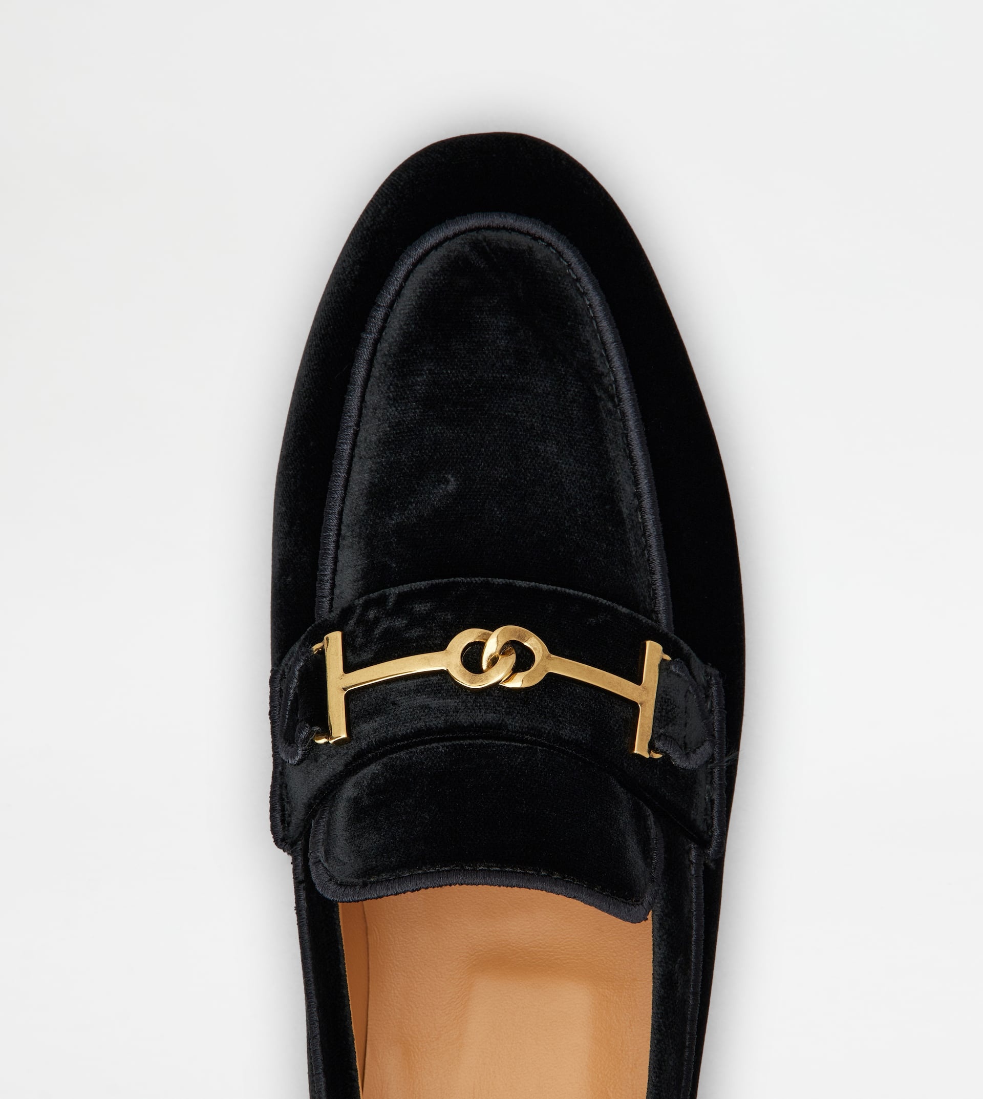 LOAFERS IN VELVET - BLACK - 4