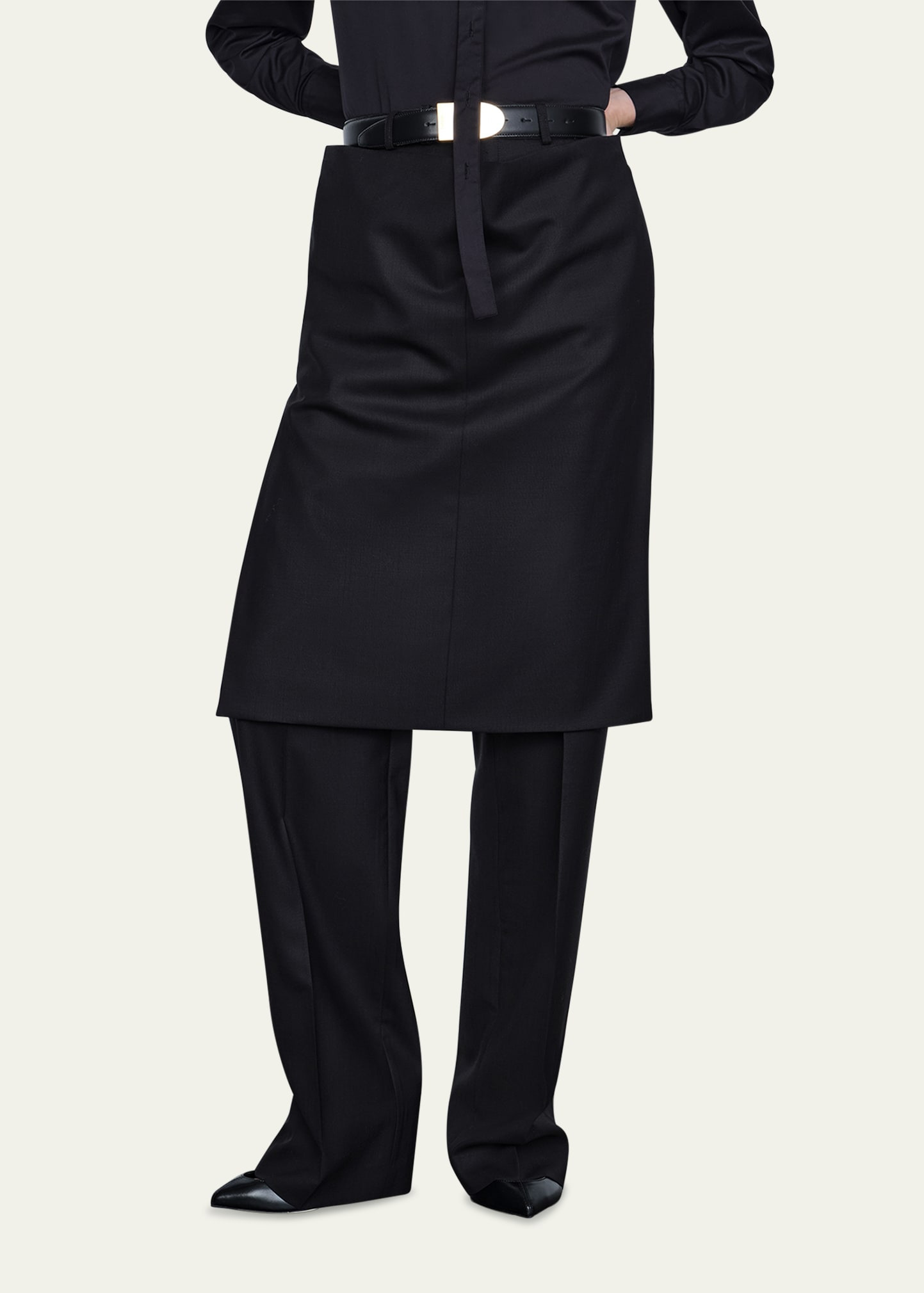 Hybrid Skirt Trousers - 4