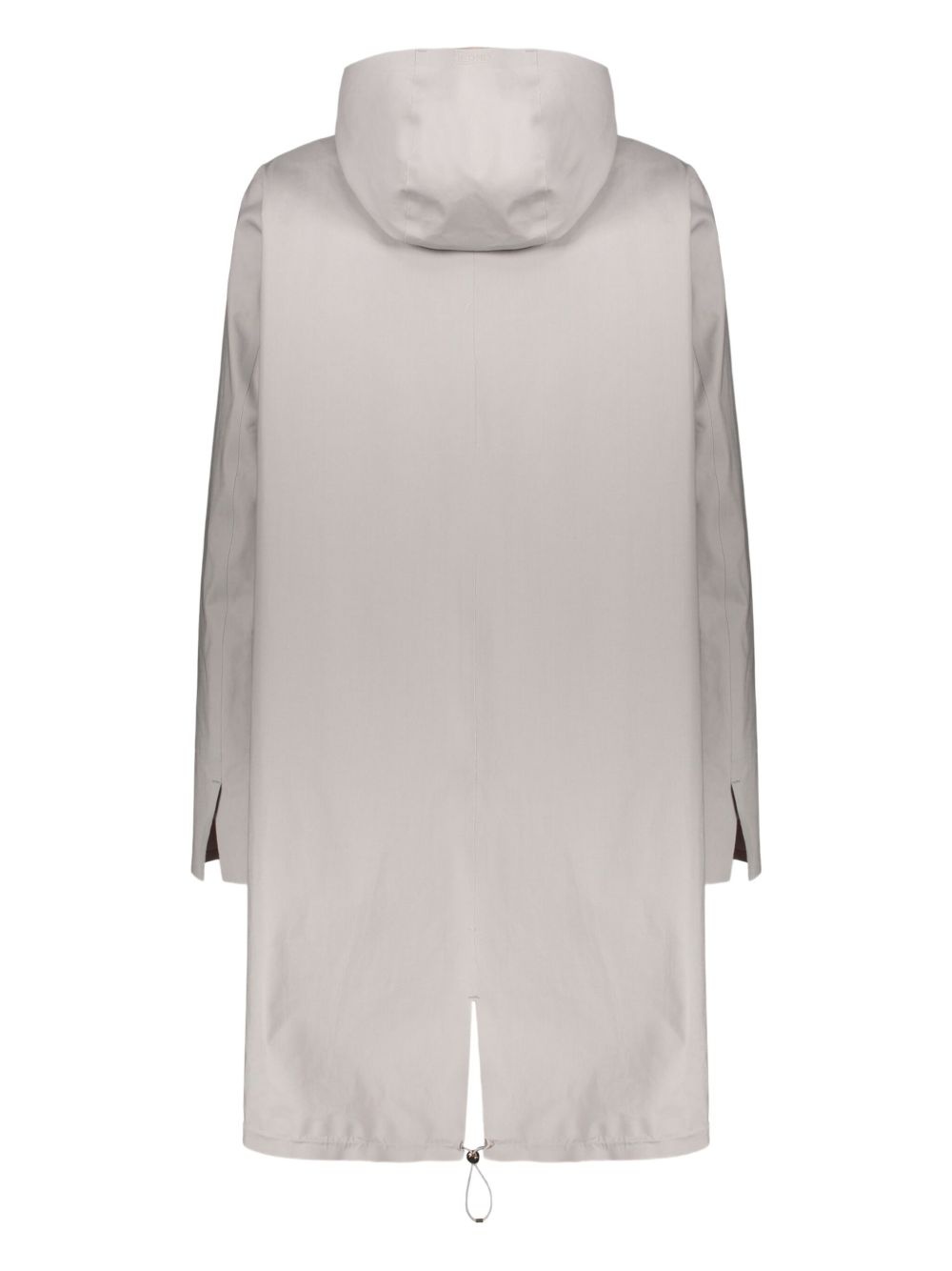 hooded drawstring parka - 2