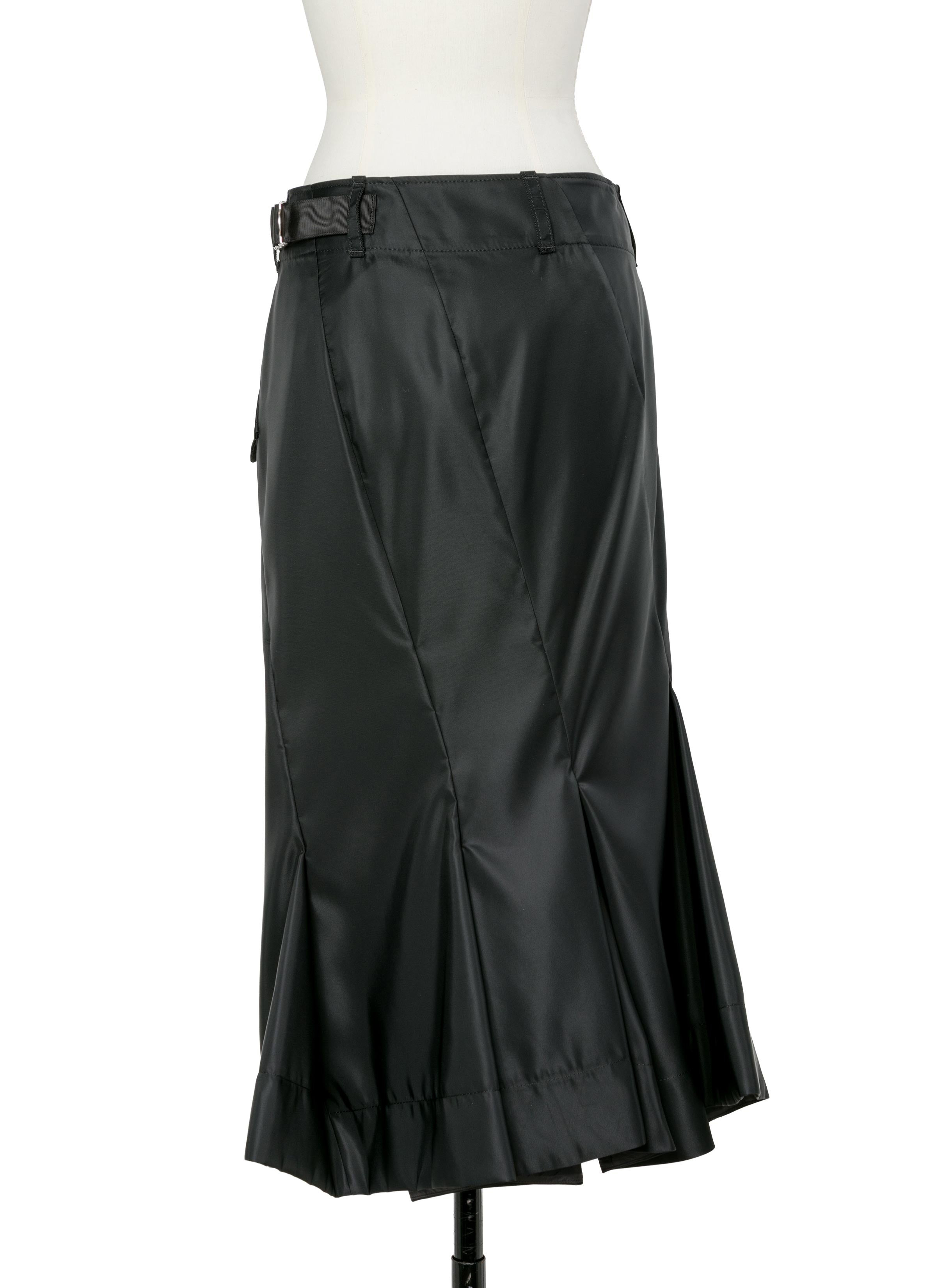Nylon Twill Skirt - 3