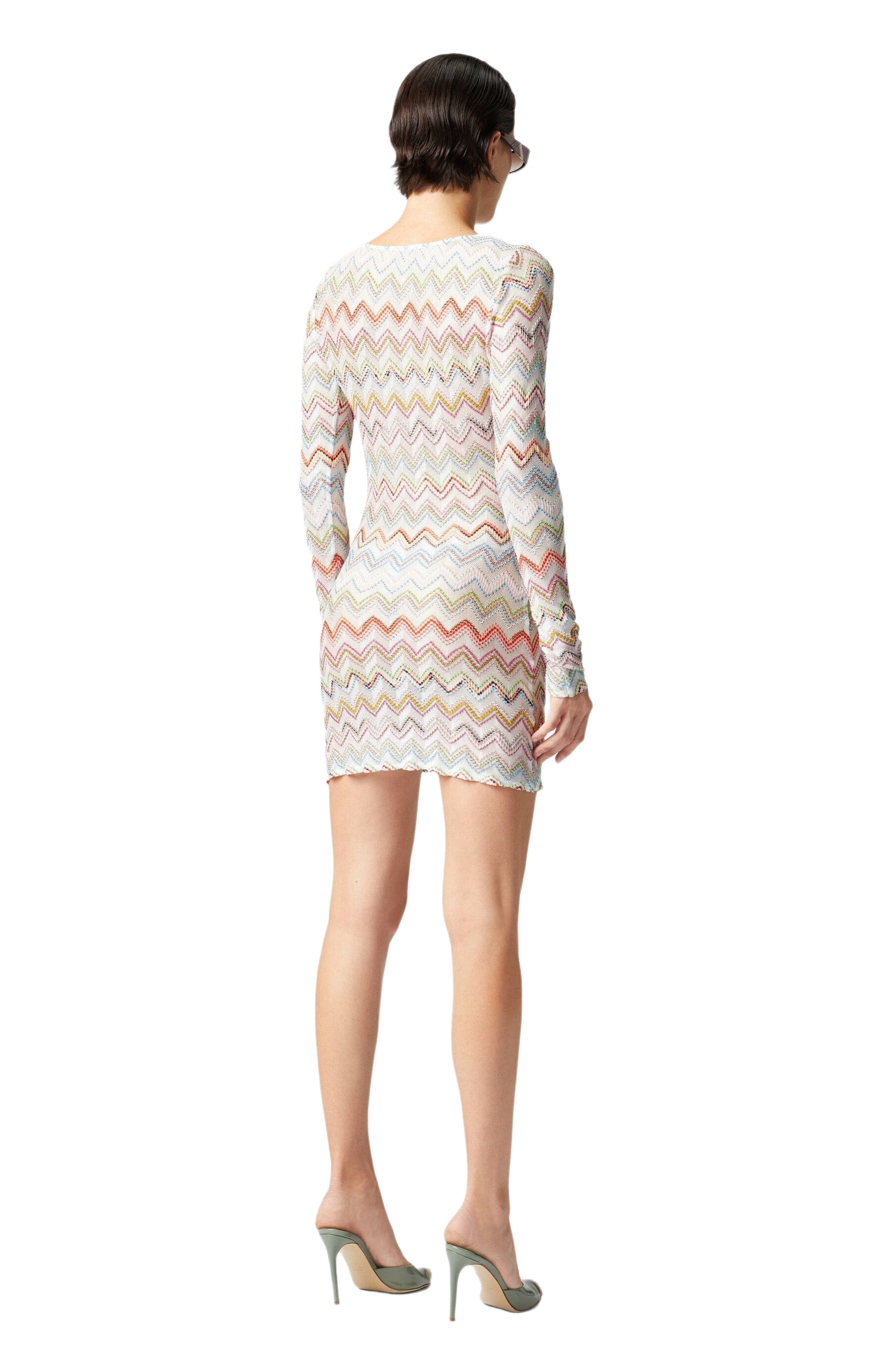 Missoni Short Cover-up Dress With Zig Zag Lamé 3d in Multicoloured at Nordstrom - 6