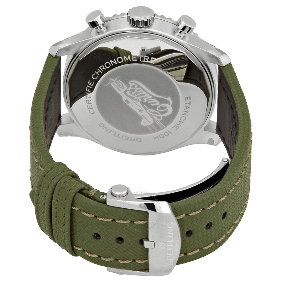 Breitling Aviator 8 Curtiss Warhawk Chronograph Automatic Green Dial Men's Watch A133161A1L1X2 - 3