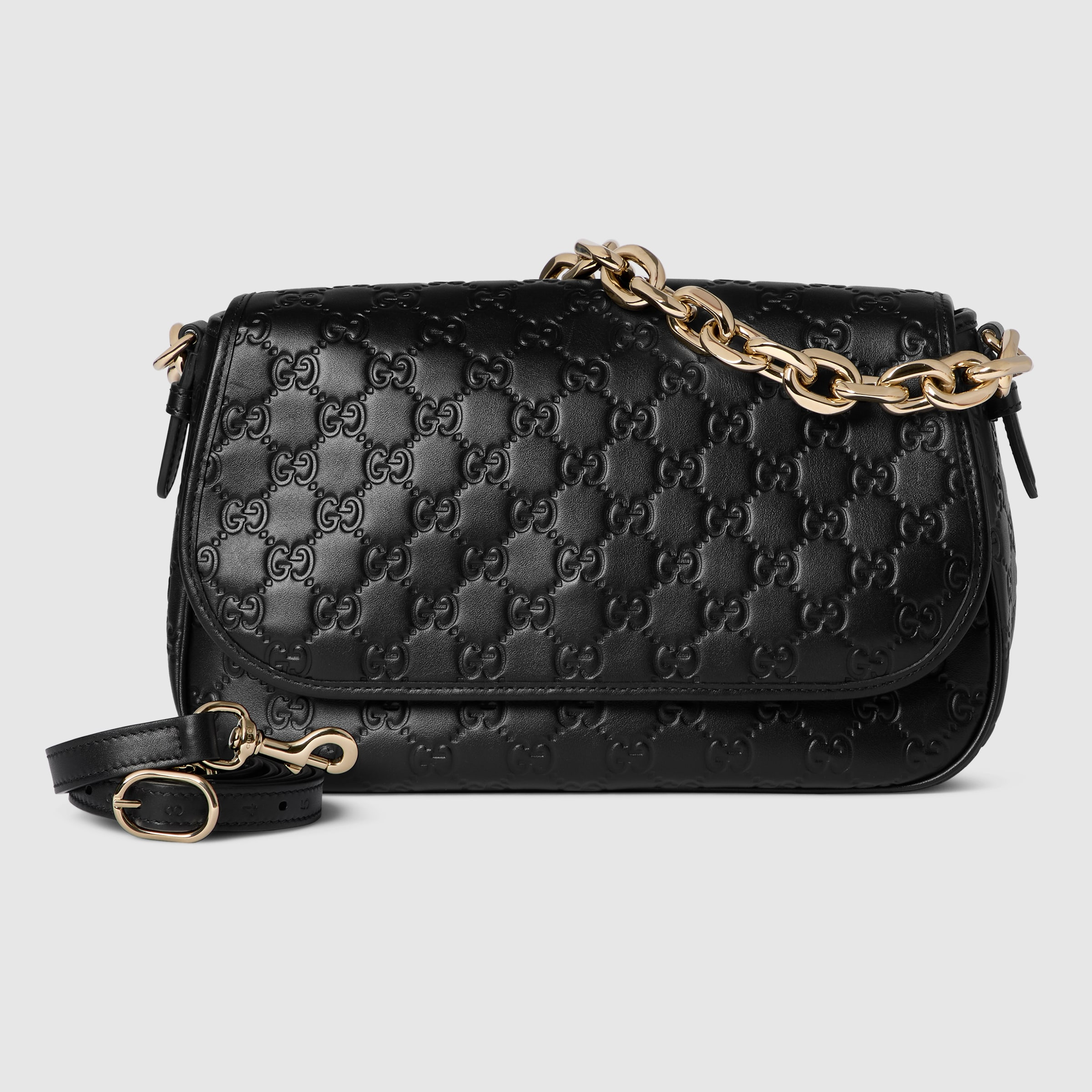 GG Emblem medium shoulder bag - 1