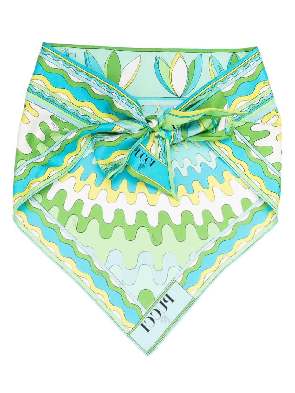 Bersaglio-print silk scarf - 2