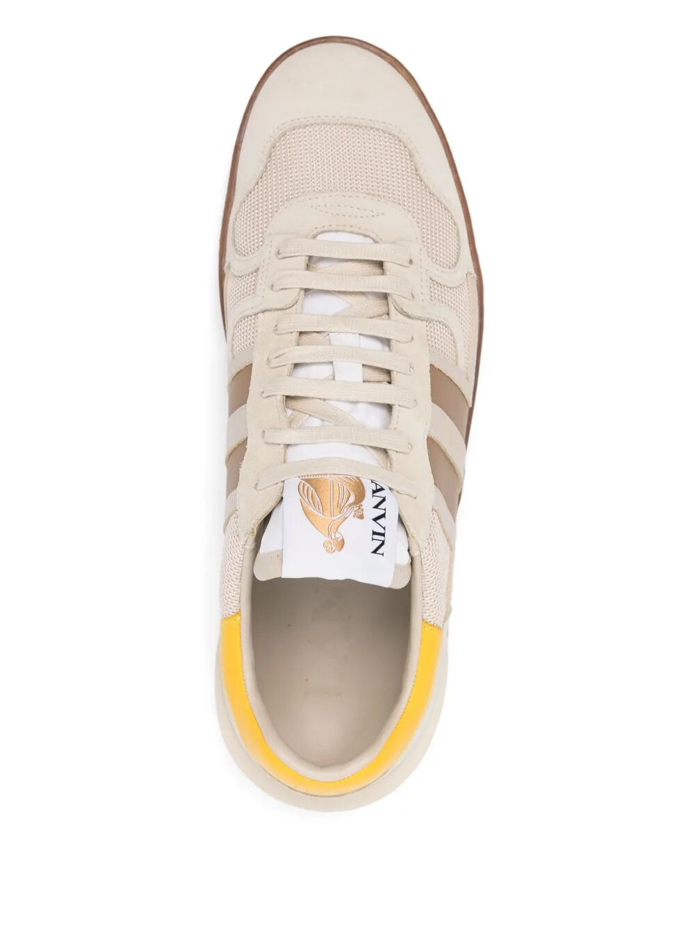 Lanvin Men Clay Sneakers With Translucid Sole - 2