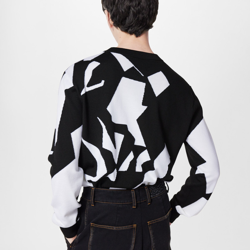 LV Abstract Houndstooth Crewneck 5