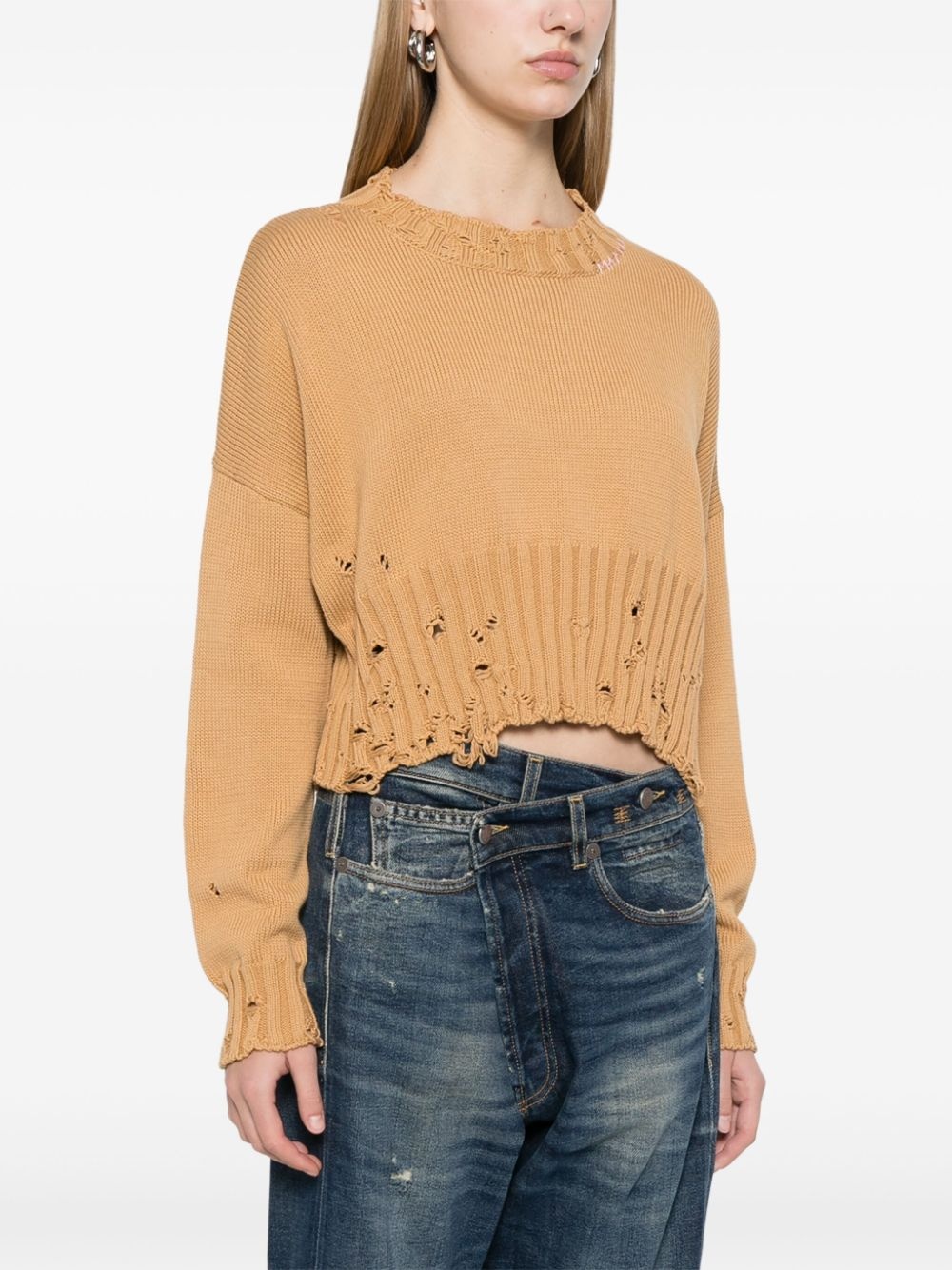cropped sweater - 3