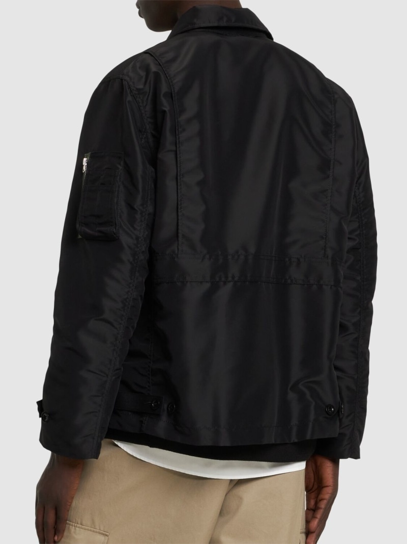 Nylon twill jacket - 3