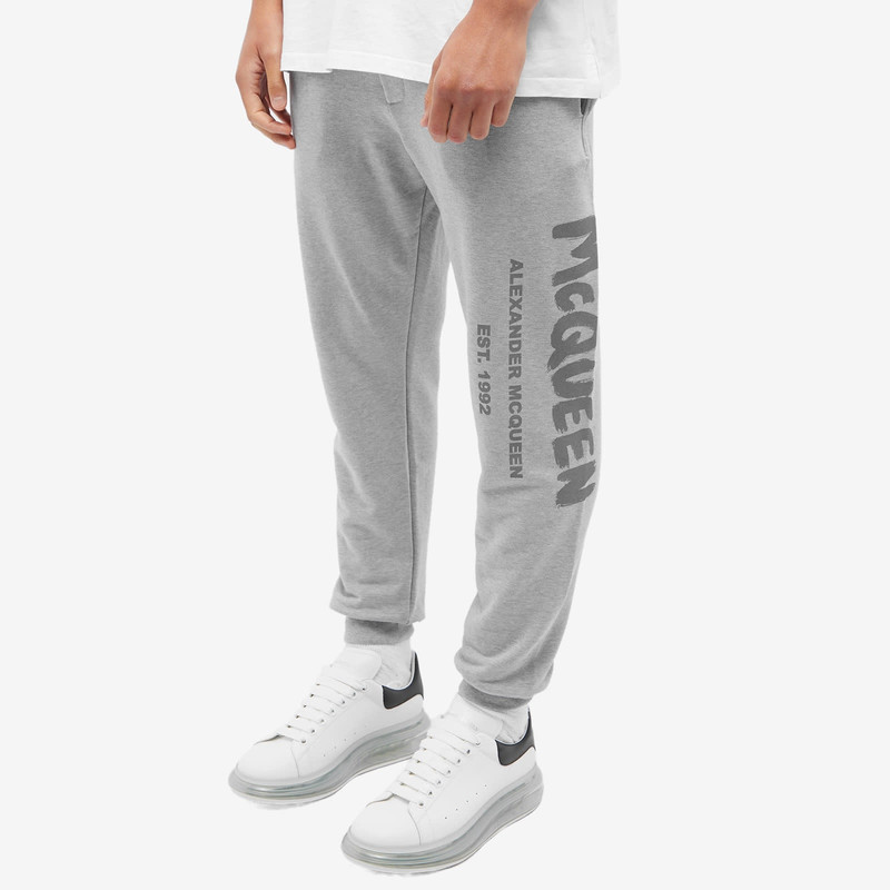 Alexander McQueen Graffiti Logo Sweat Pant 2
