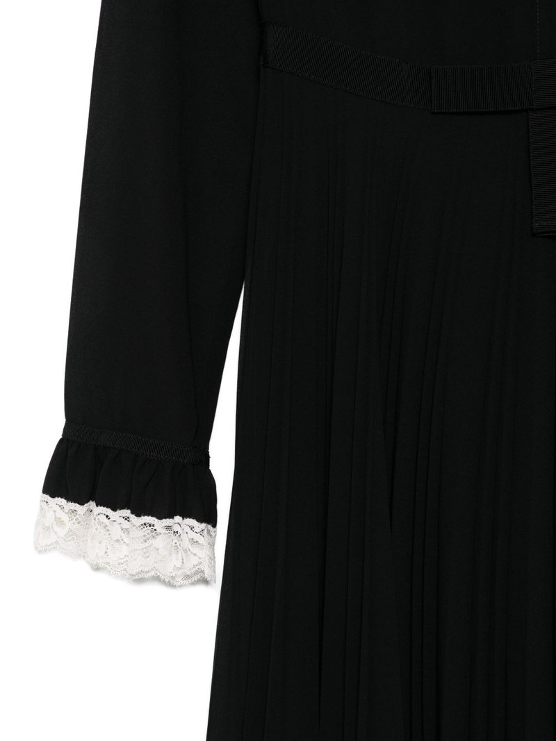 lace-trimmed pleated maxi dress 3
