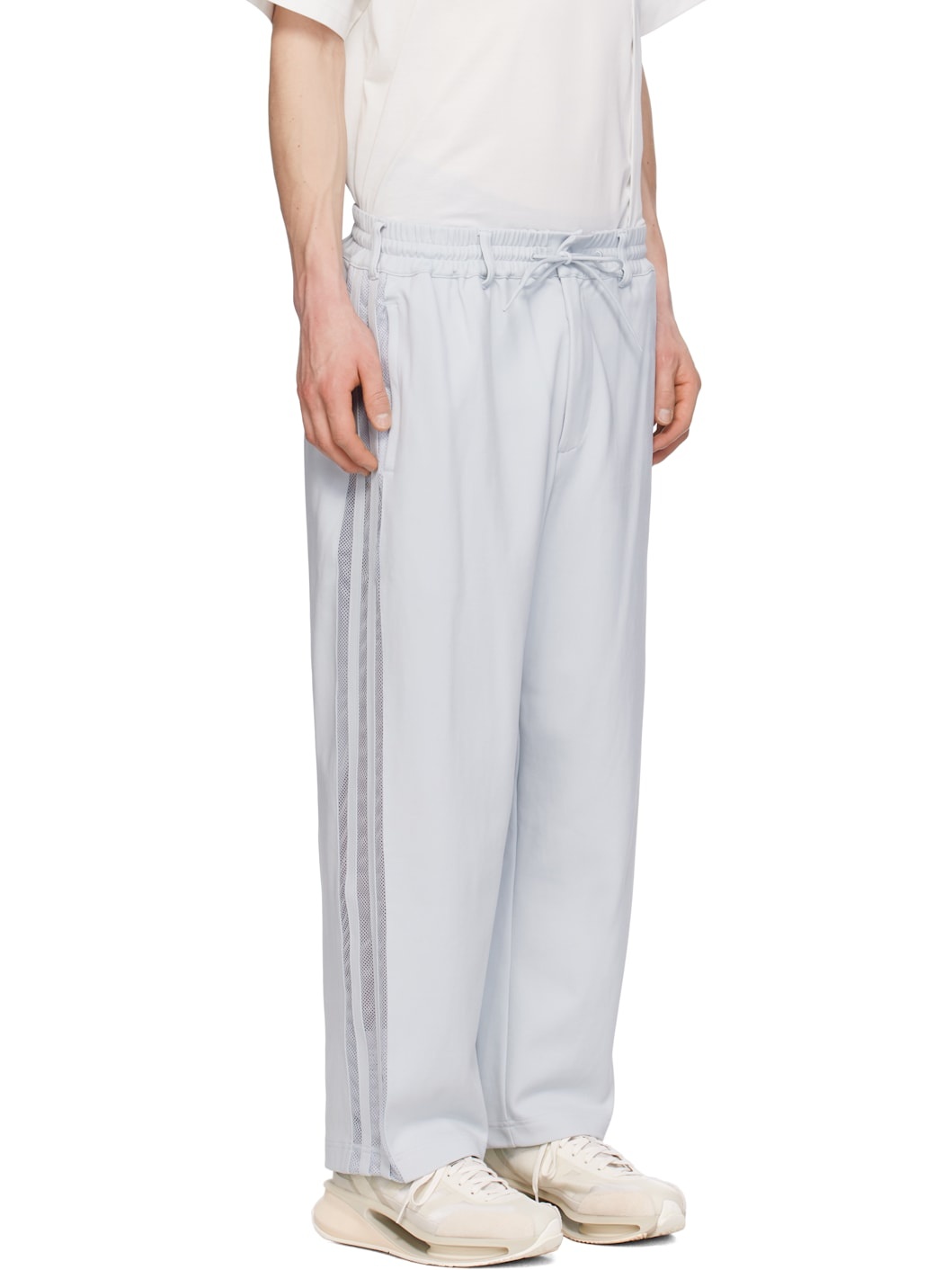 Gray Mesh TP Sweatpants - 2