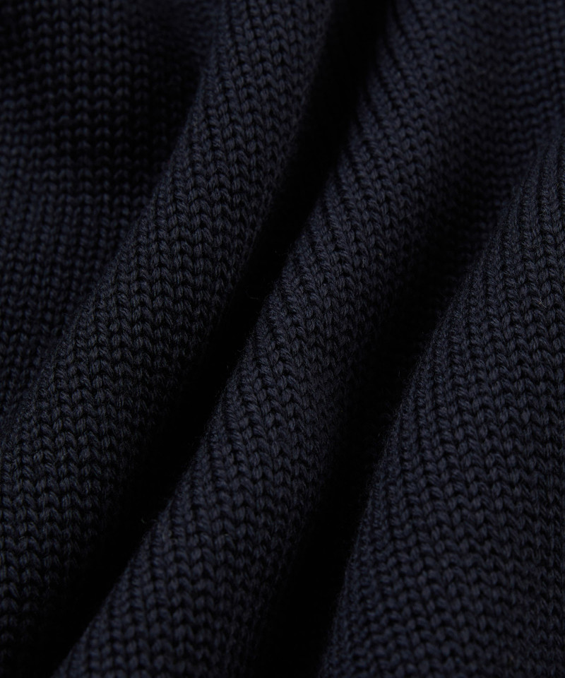 Slim-fit merino wool Bomber cardigan 7