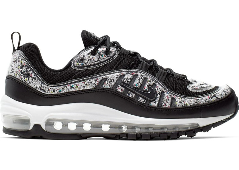 Nike Air Max 98 Recycled Black White (Women's) 1