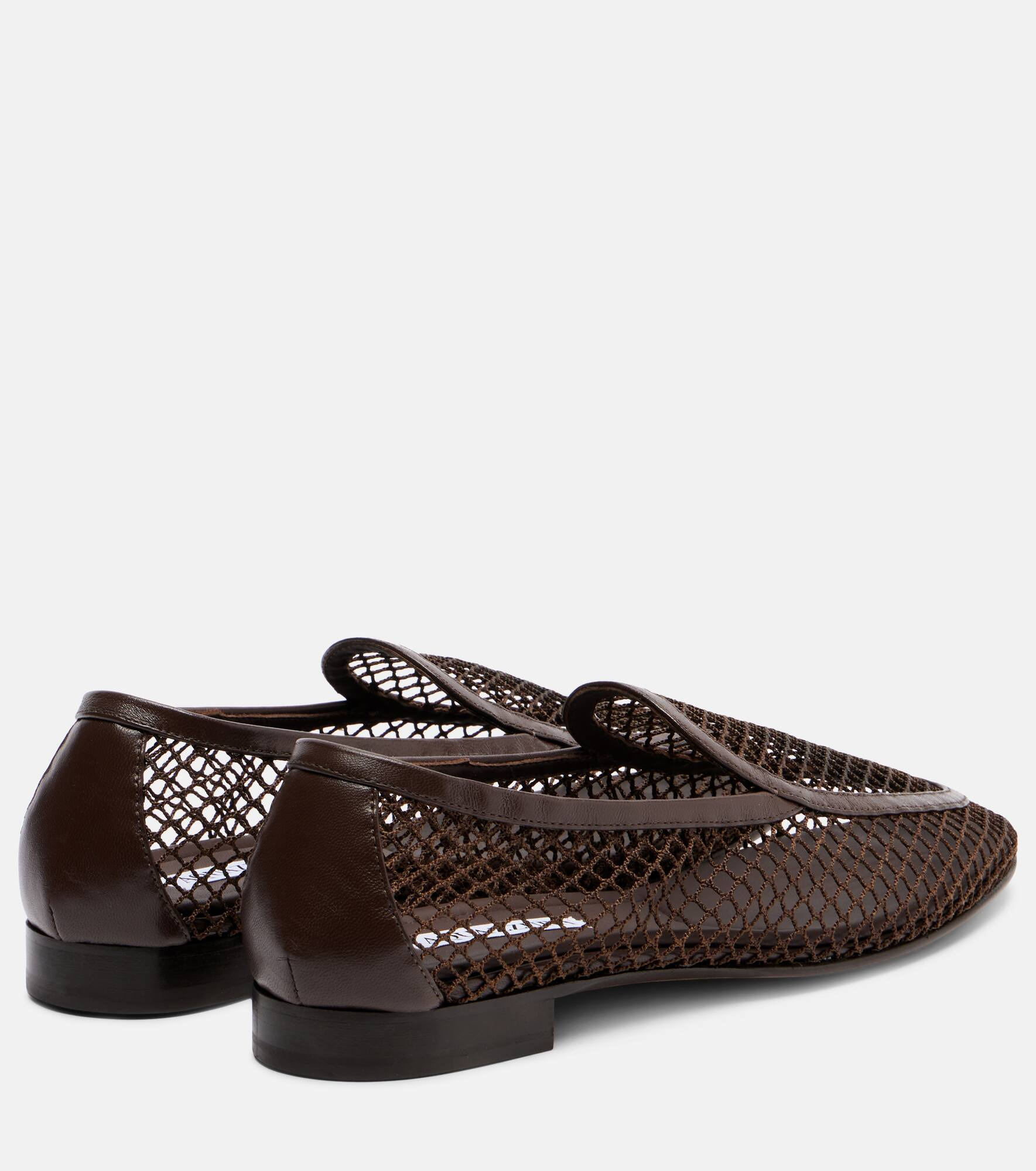 Saint Germain leather-trimmed moccasins - 2