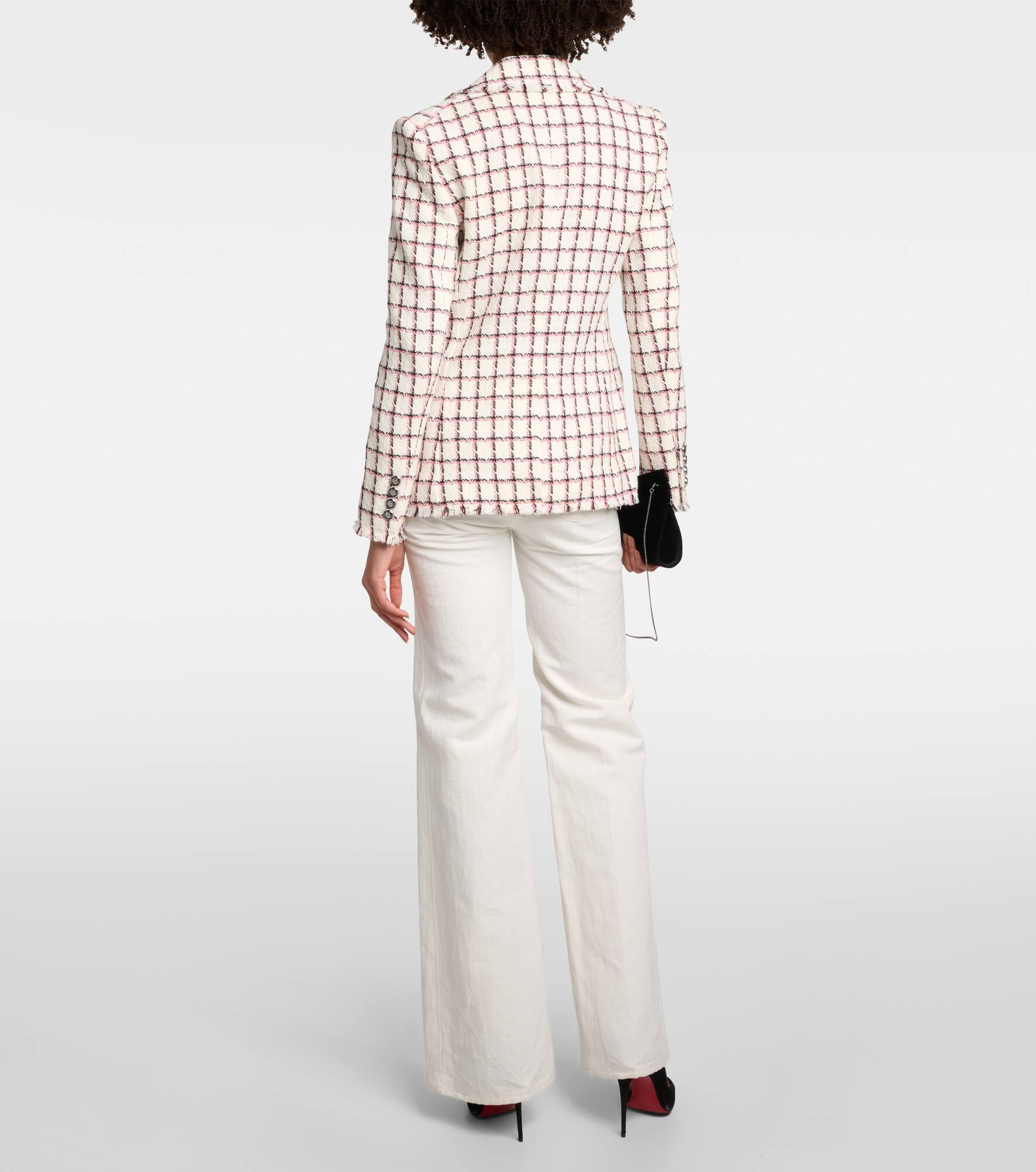 Taja double-breasted cotton blend jacket - 3