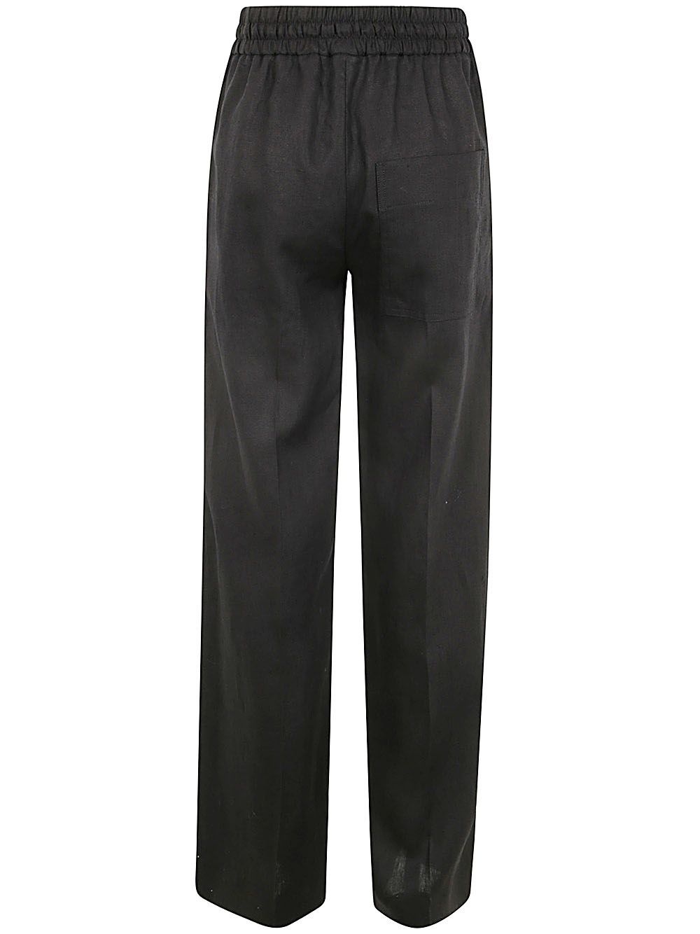 WIDE LEG PANTS WITH COULISSE - 2