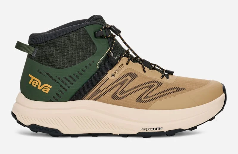 Men's Hurricane Trailsetter Mid GTX Trail Shoe in Tan/Mountain View - 1