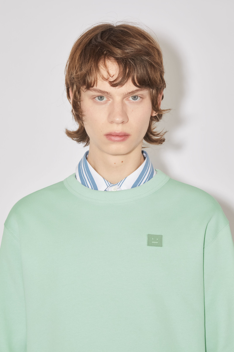 Crew neck sweater - Regular fit - Soft green 4