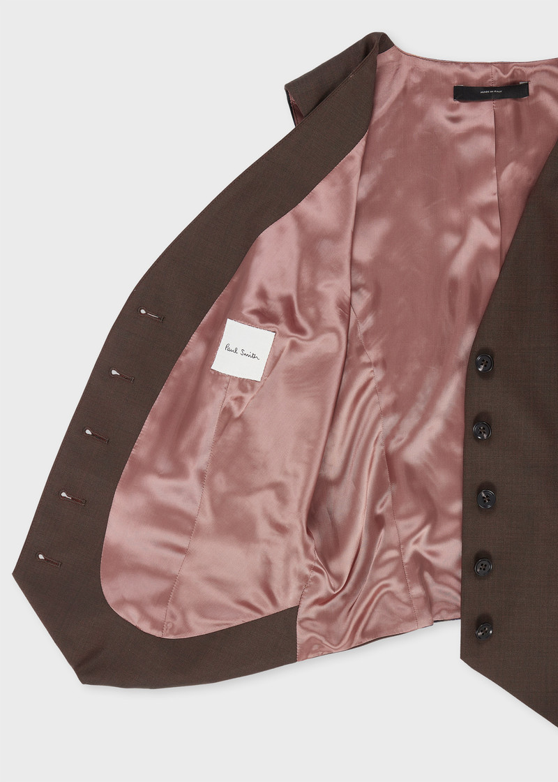 Women's Brown Tonic Wool Three-Piece Suit 9