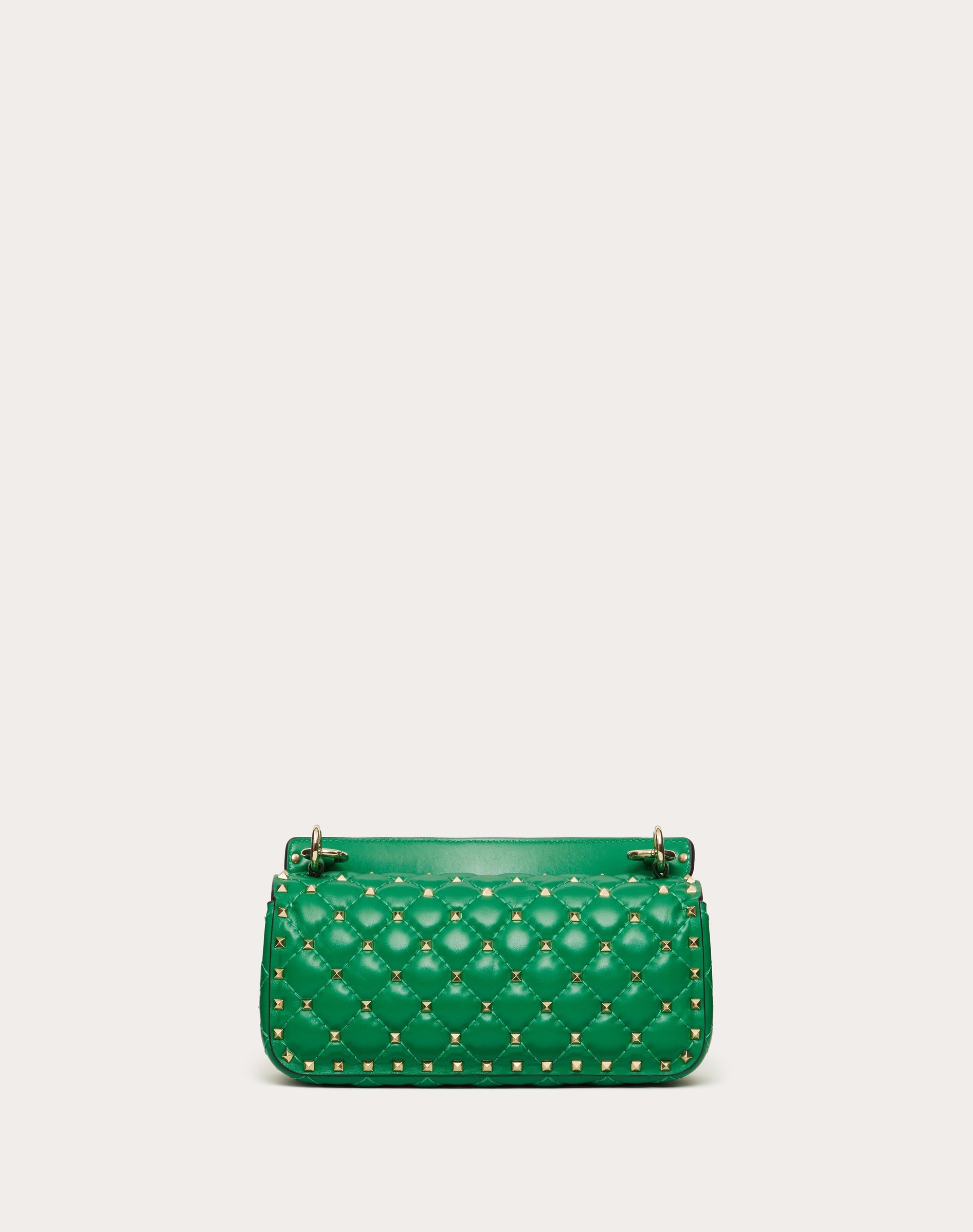 ROCKSTUD SPIKE CALFSKIN SHOULDER BAG - 3