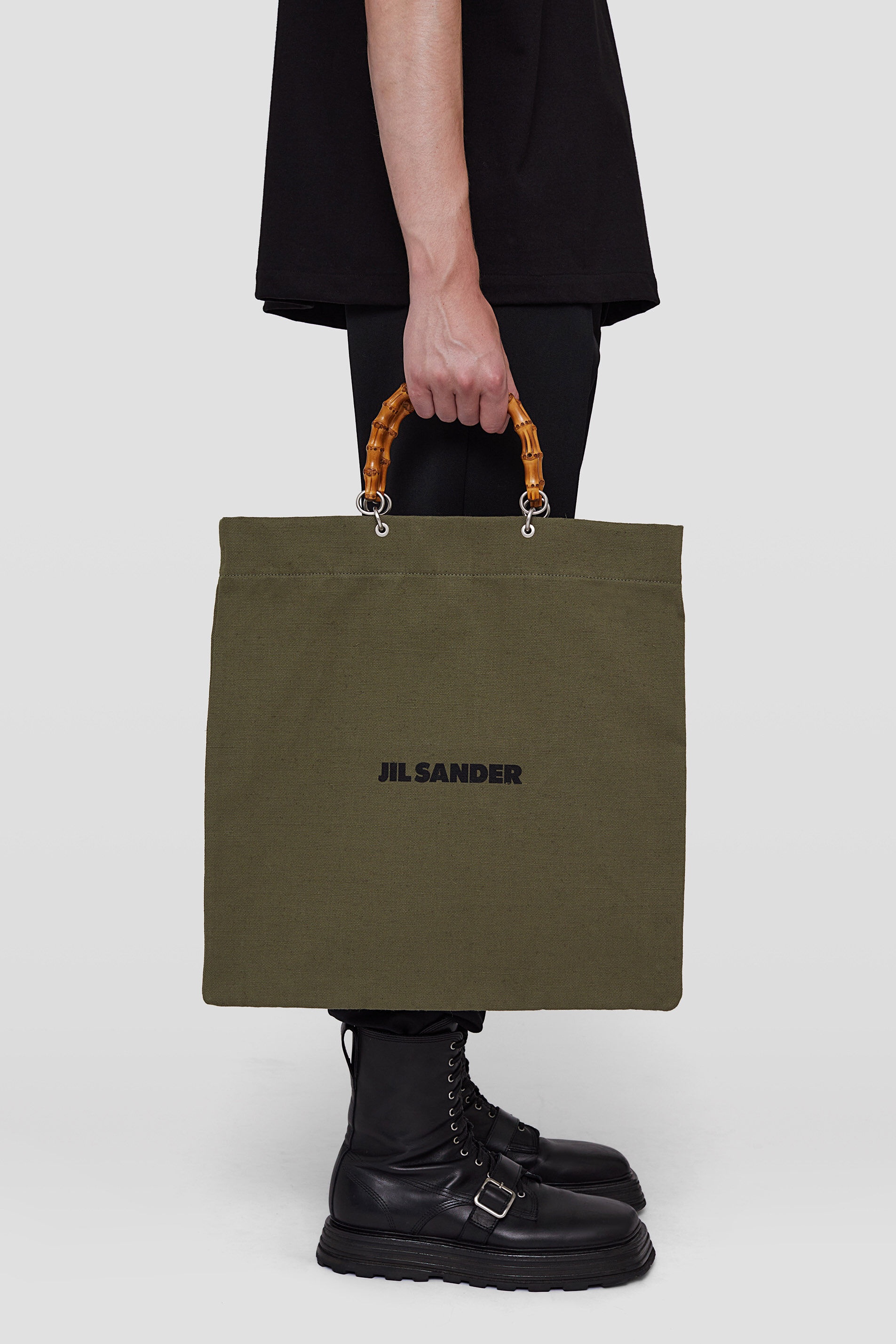 Jil Sander Bamboo Shopper Square | REVERSIBLE