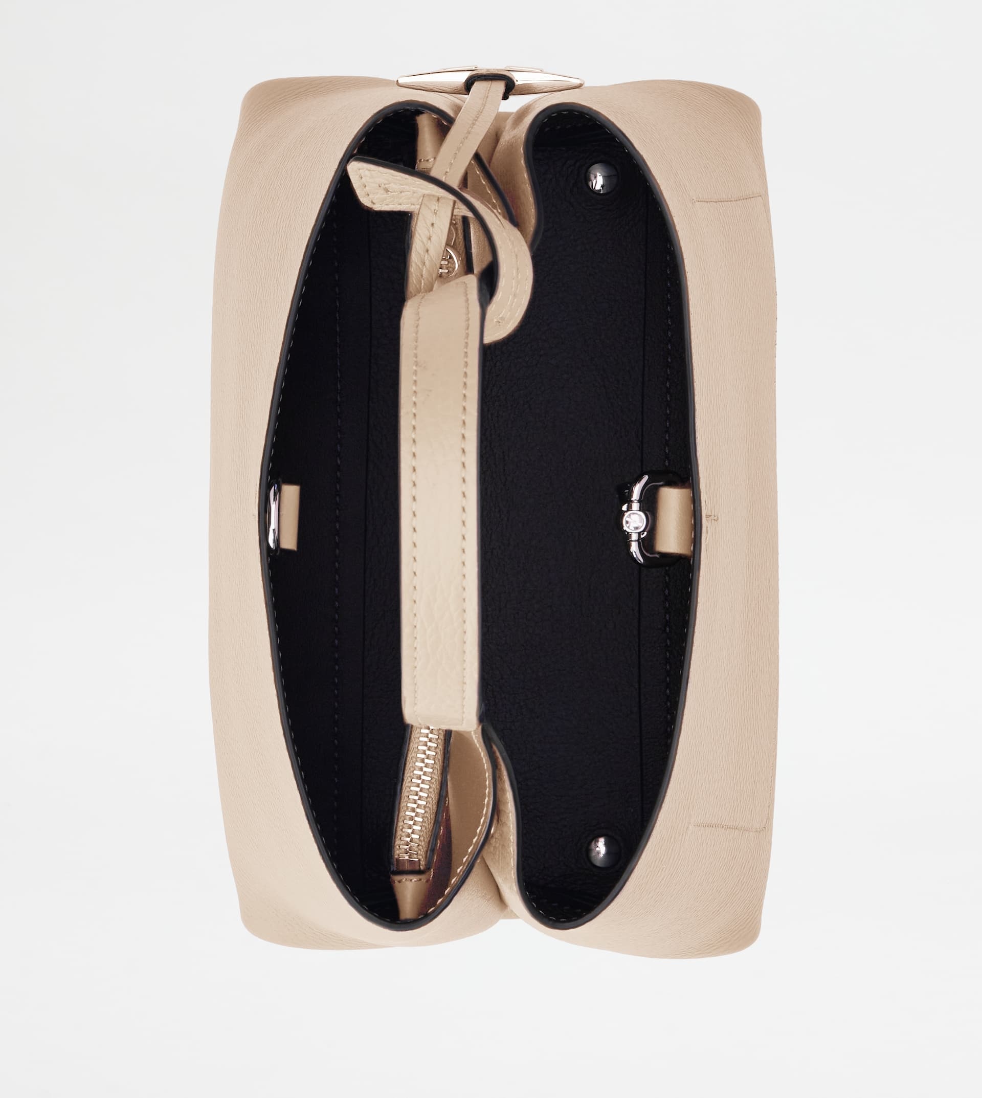 TOD'S BAG IN LEATHER MINI - OFF WHITE - 3