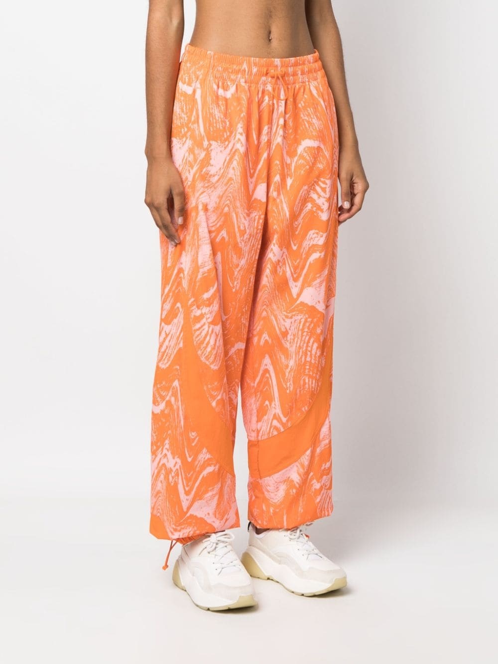 wood-print track pants - 3