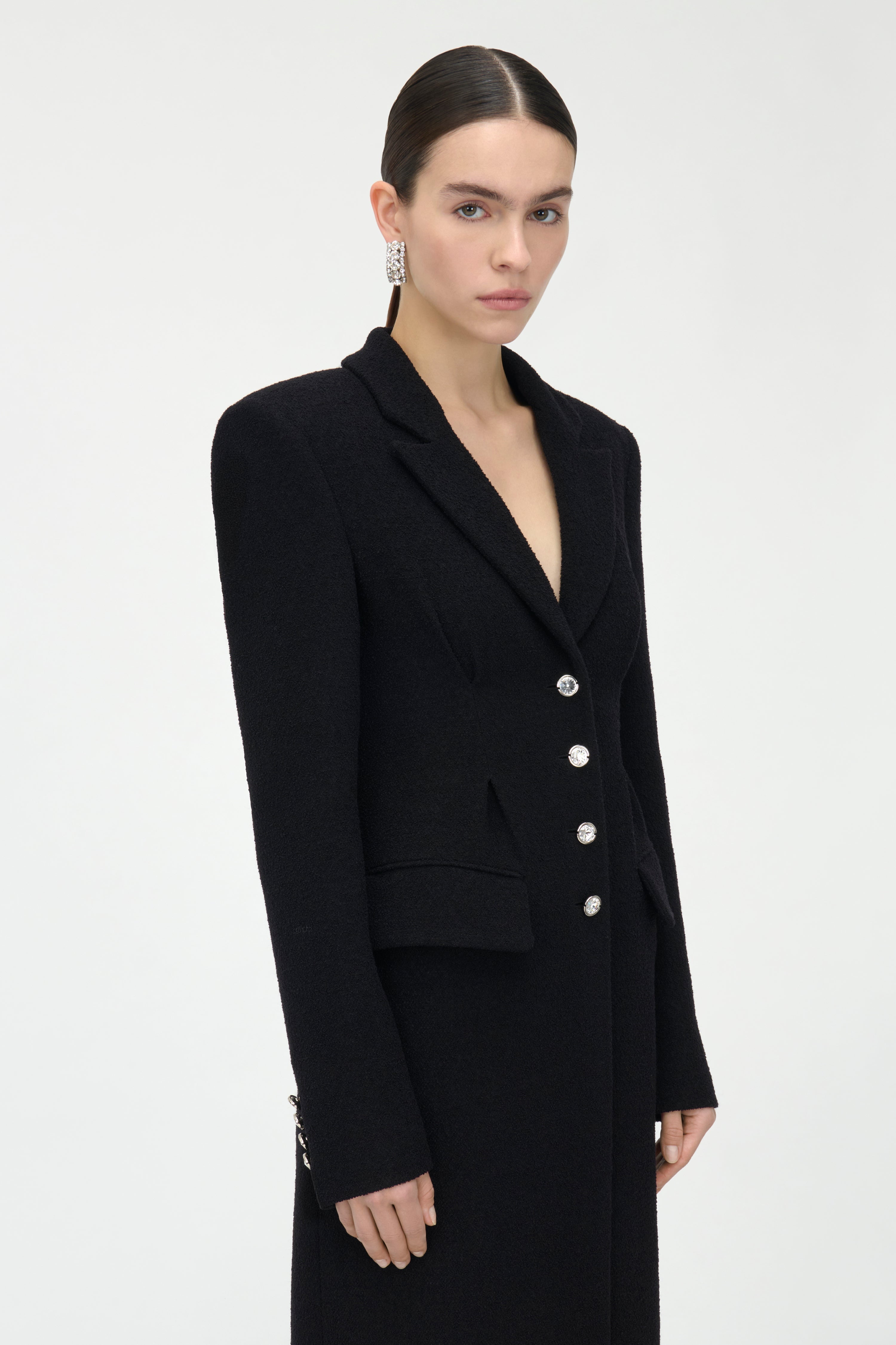 TWEED BOUCLE COAT - 5