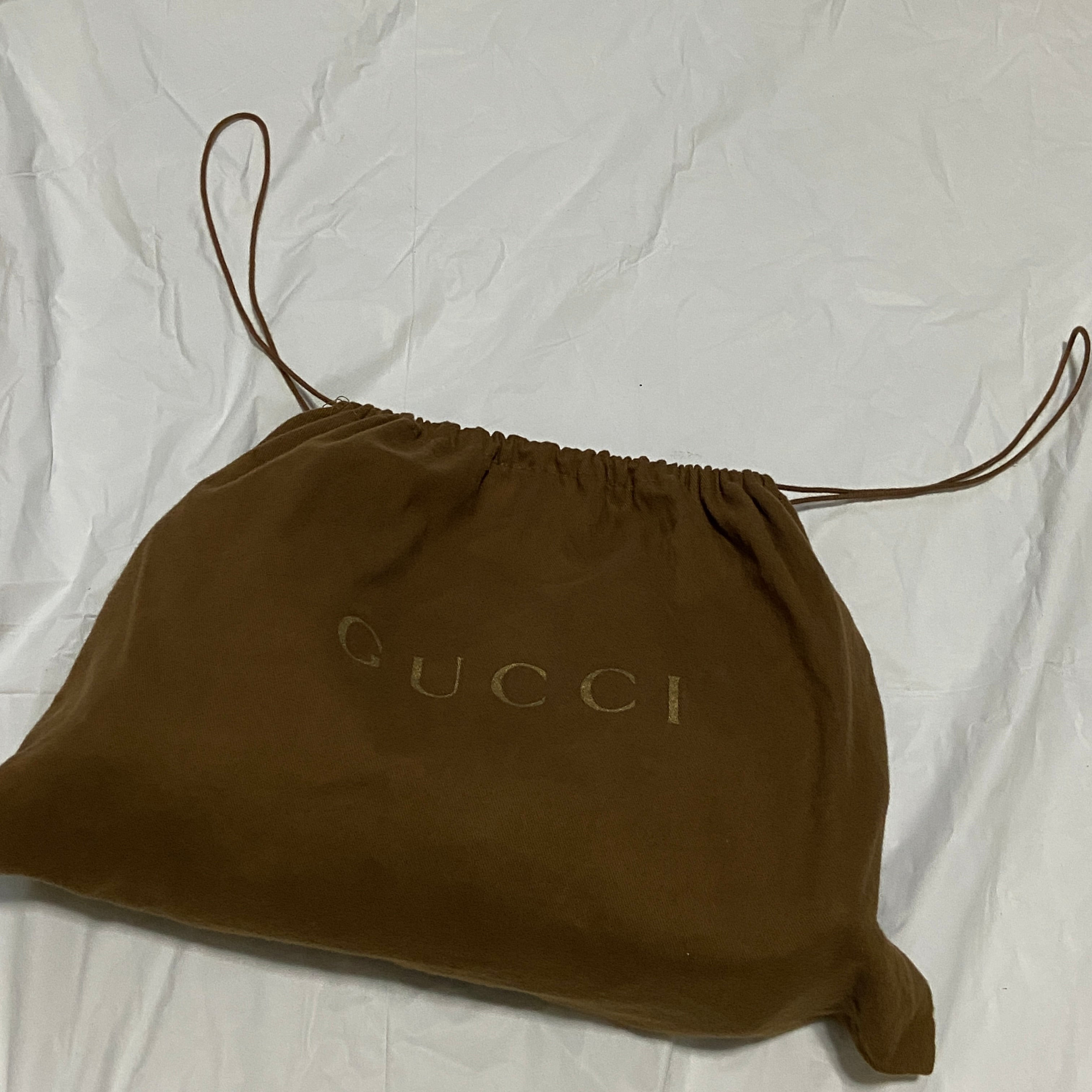 Gucci GG Crystal Abbey D-Ring hobo Shoulder Bag Brown - 8