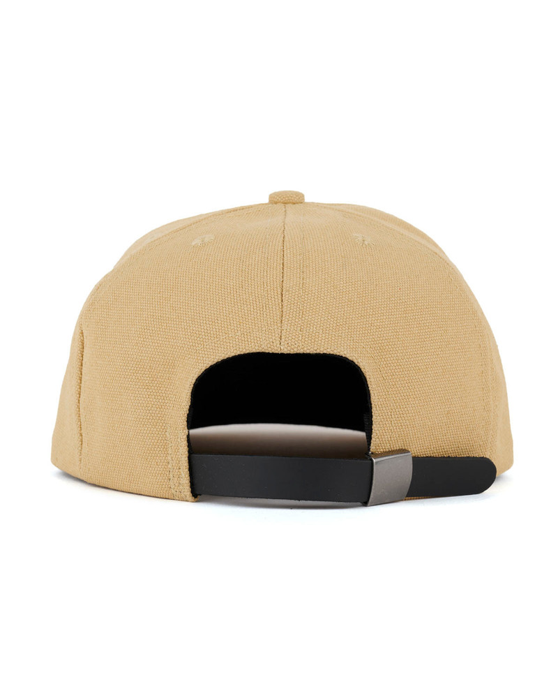 BRAIN DEAD Washed Twill Logohead Hat - Ochre outlook
