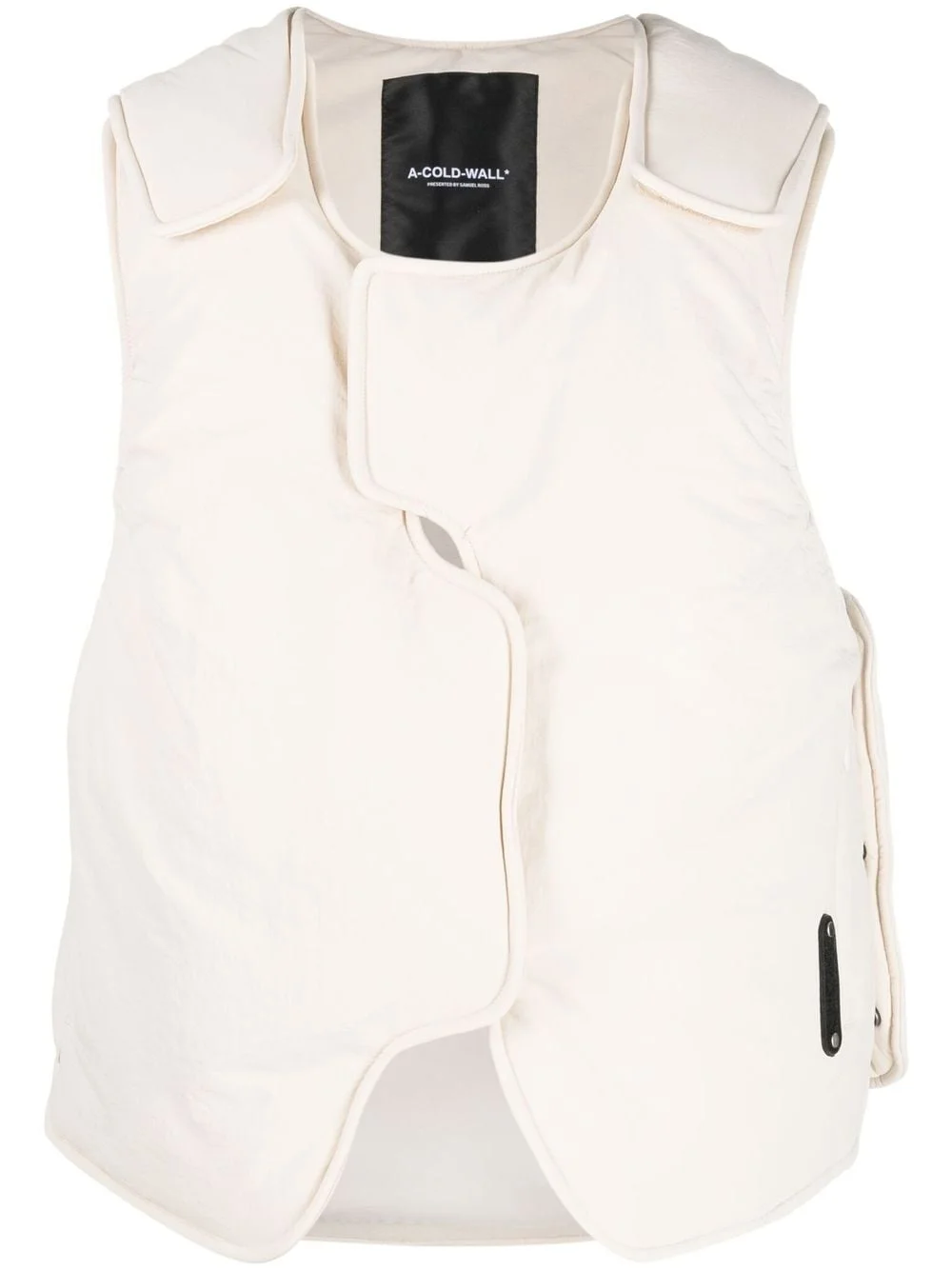 round-neck gilet - 1