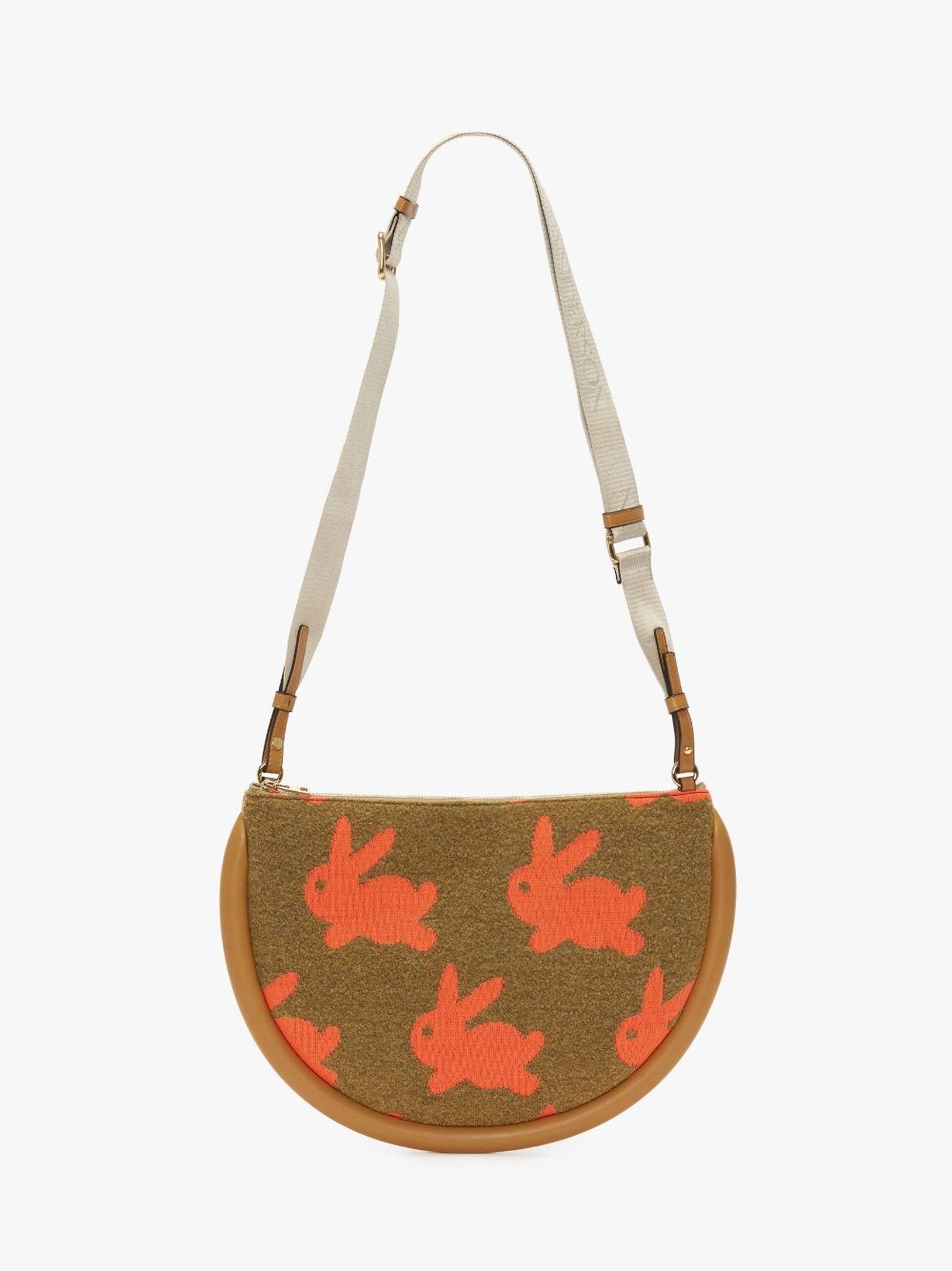 MEDIUM BUMPER-MOON - WOOL CROSSBODY BAG - 5