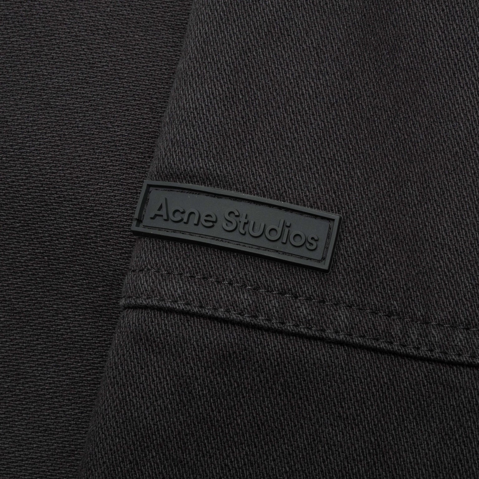 TWILL TROUSERS - DARK GREY - 4