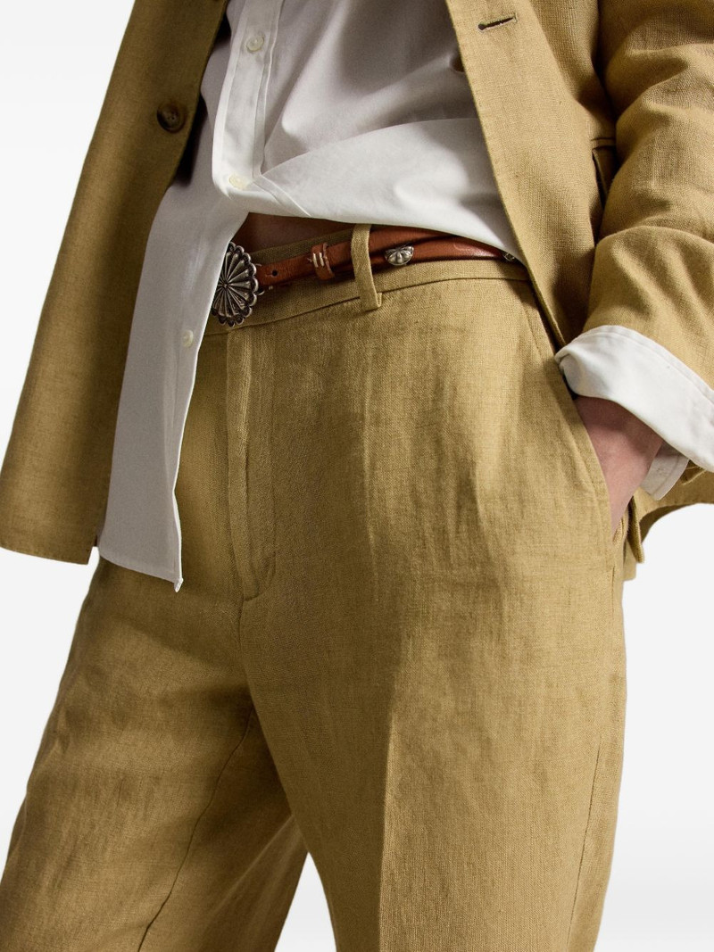 pleat-detail tailored trousers 5