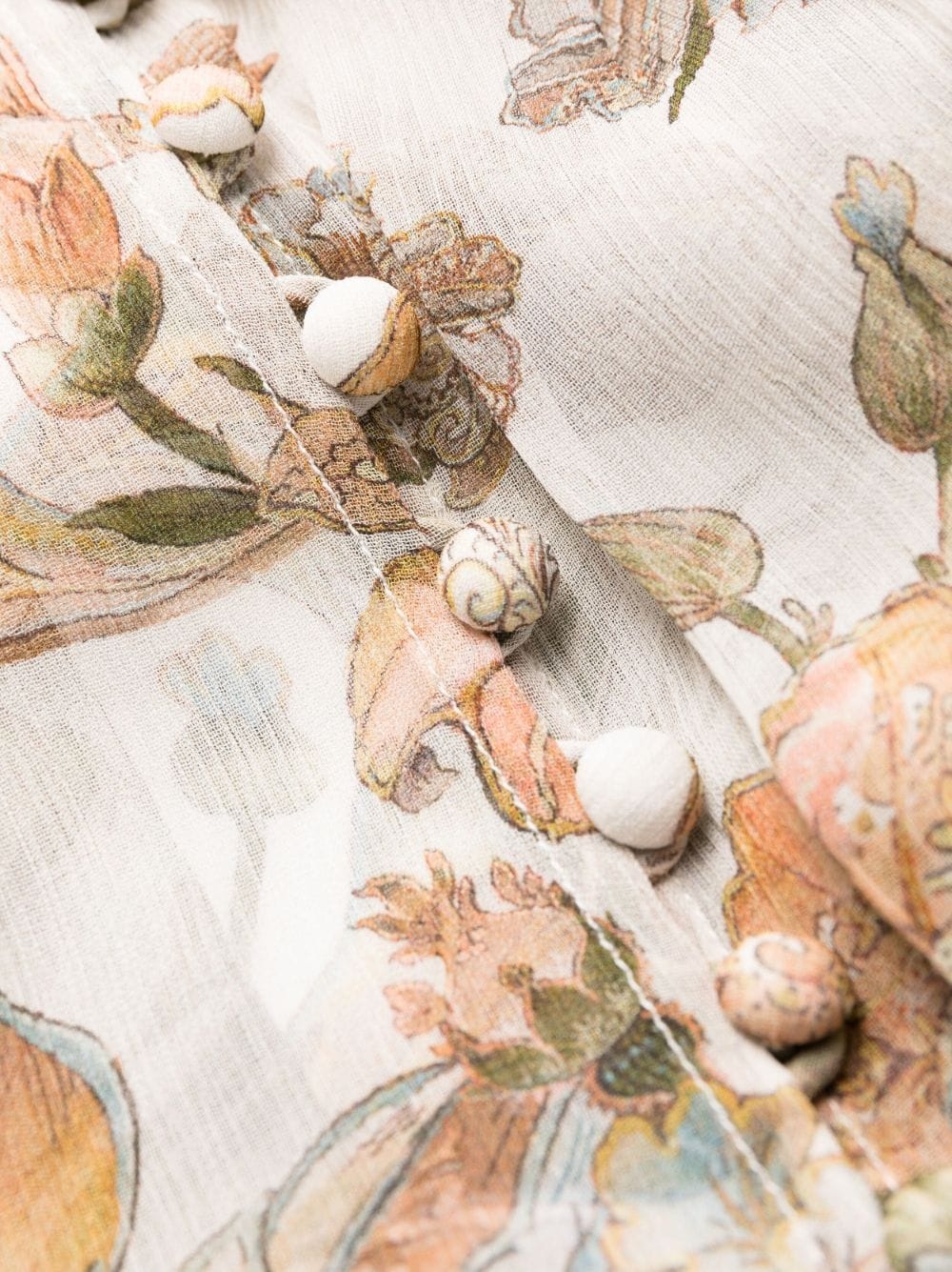 Chintz floral-print maxi dress - 5