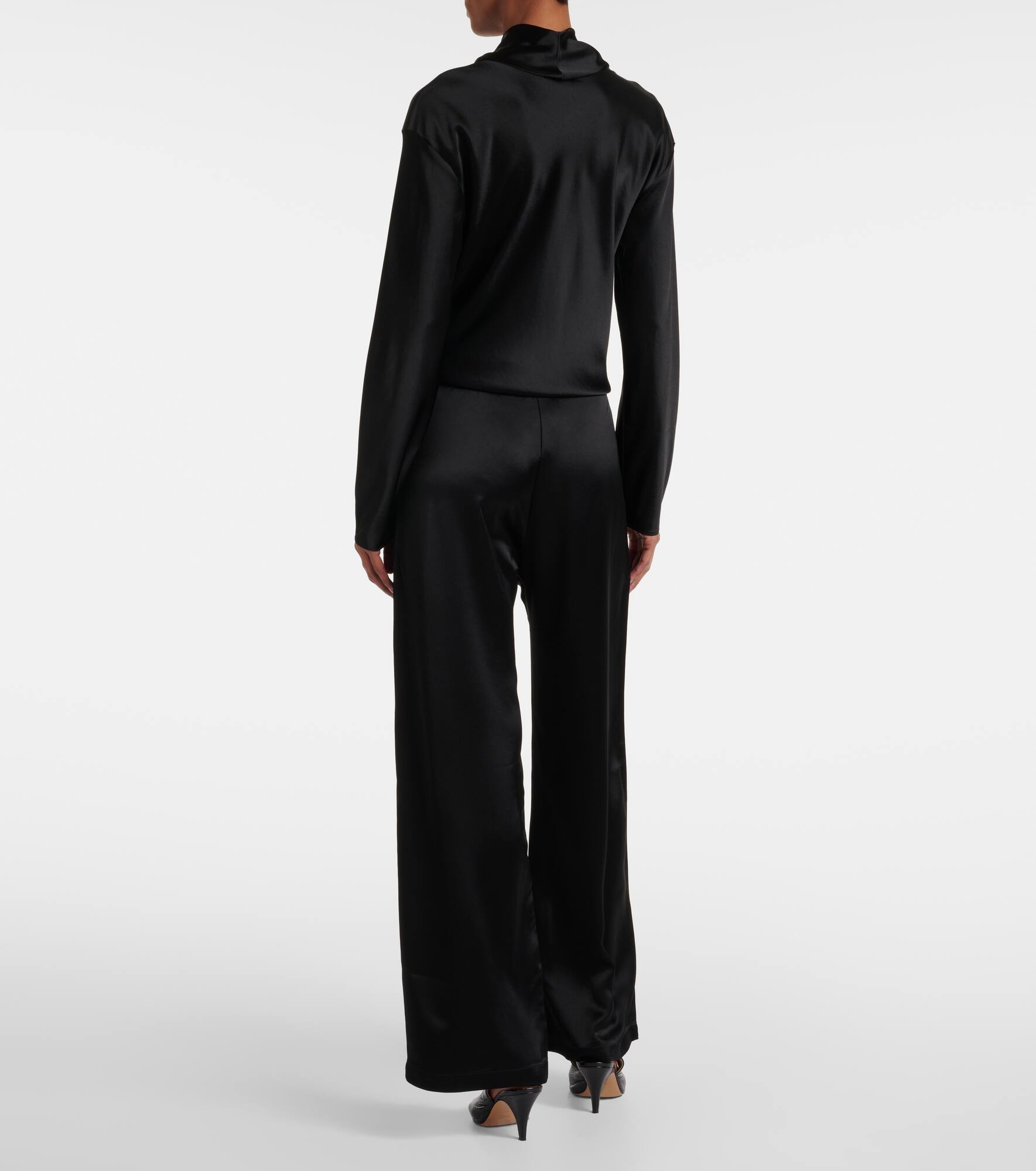 Barb high-rise wide-leg pants - 3