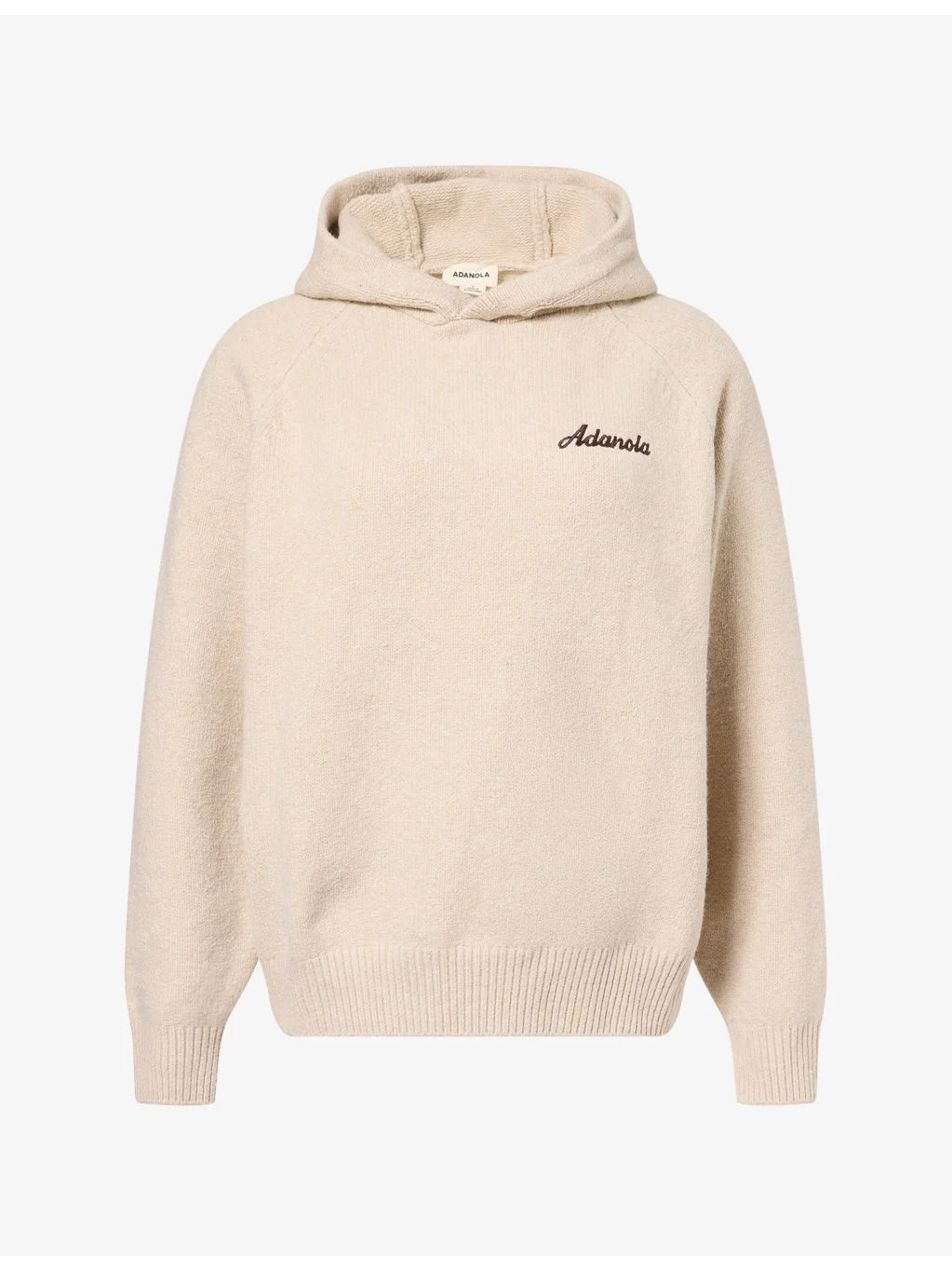 Embroidered-Logo Oversize Cotton-Knit Hoody - 1