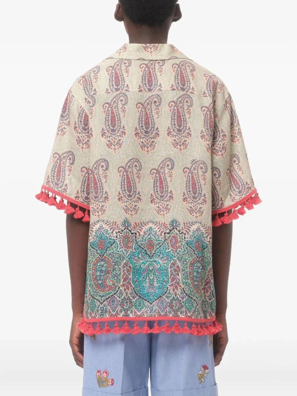 `Voyage Imaginaire` Bowling Shirt - 6