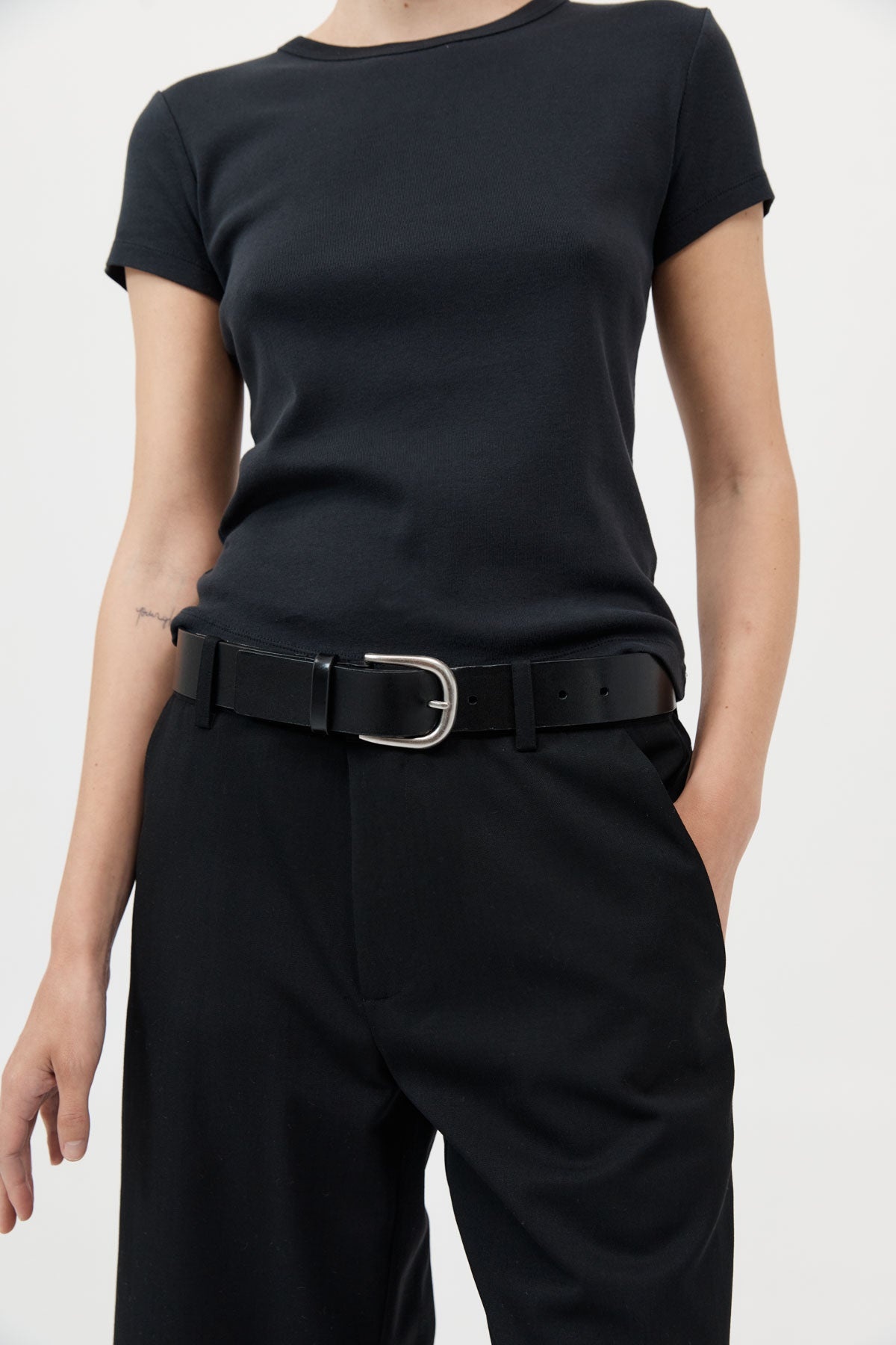 Classic Buckle Belt - Black - 2