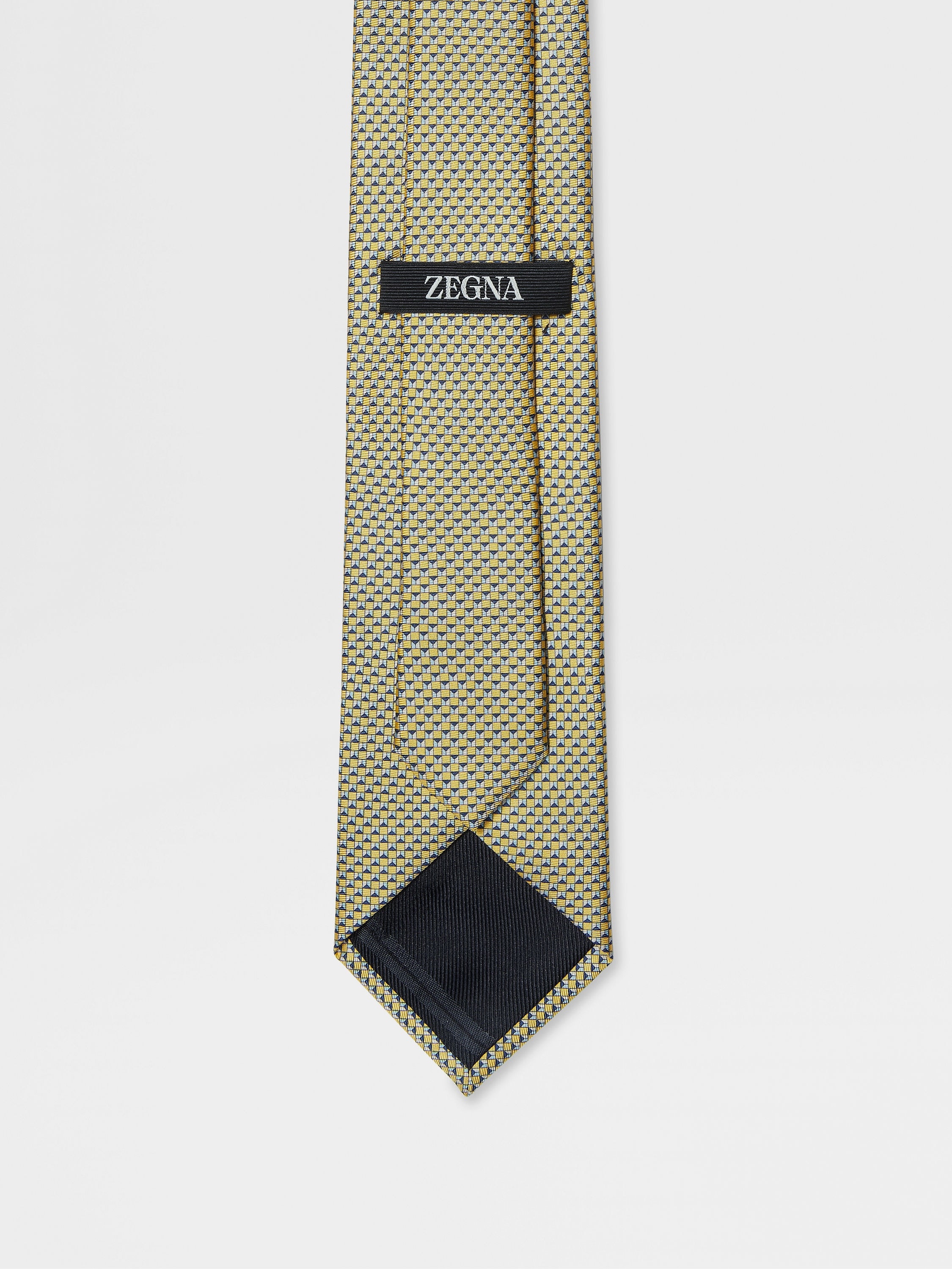 YELLOW SILK TIE - 3