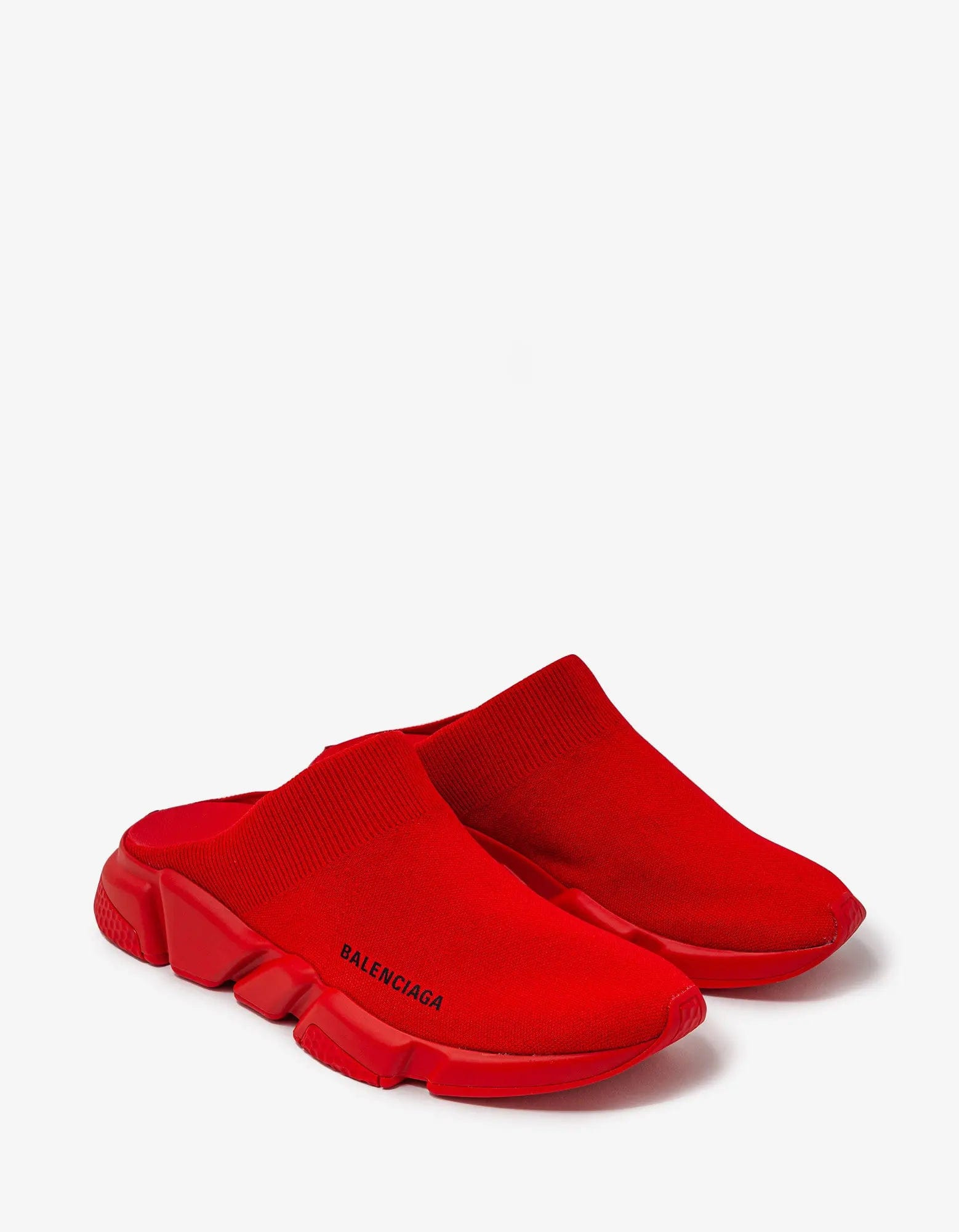 Balenciaga Red Speed Mule - 1
