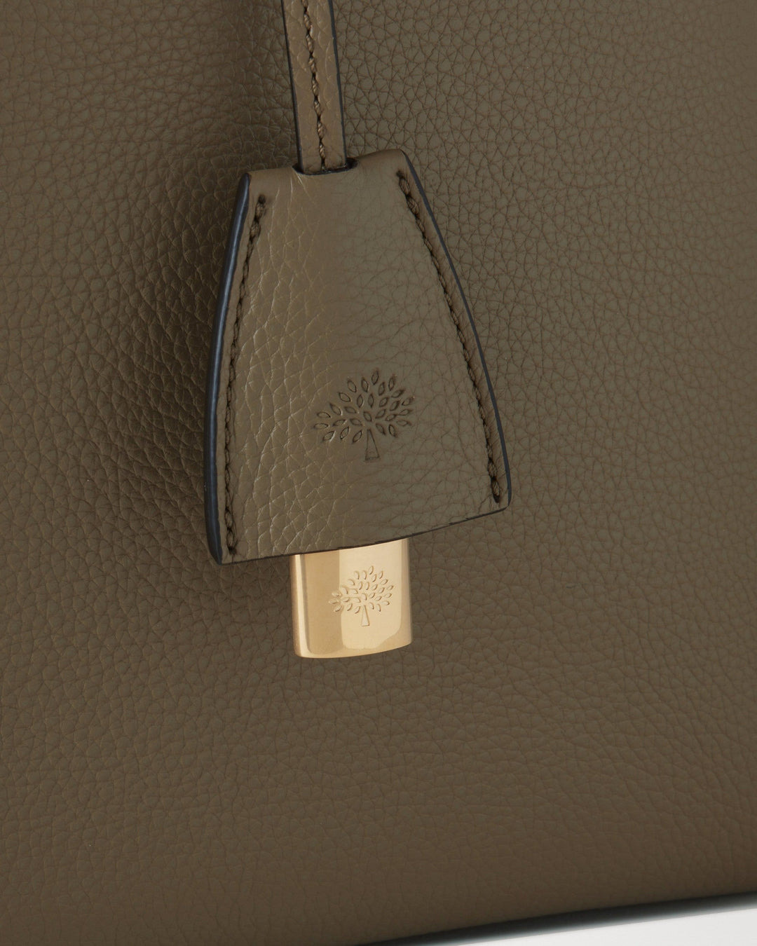 Lily Chain Tote Linen Green Small Classic Grain - 6