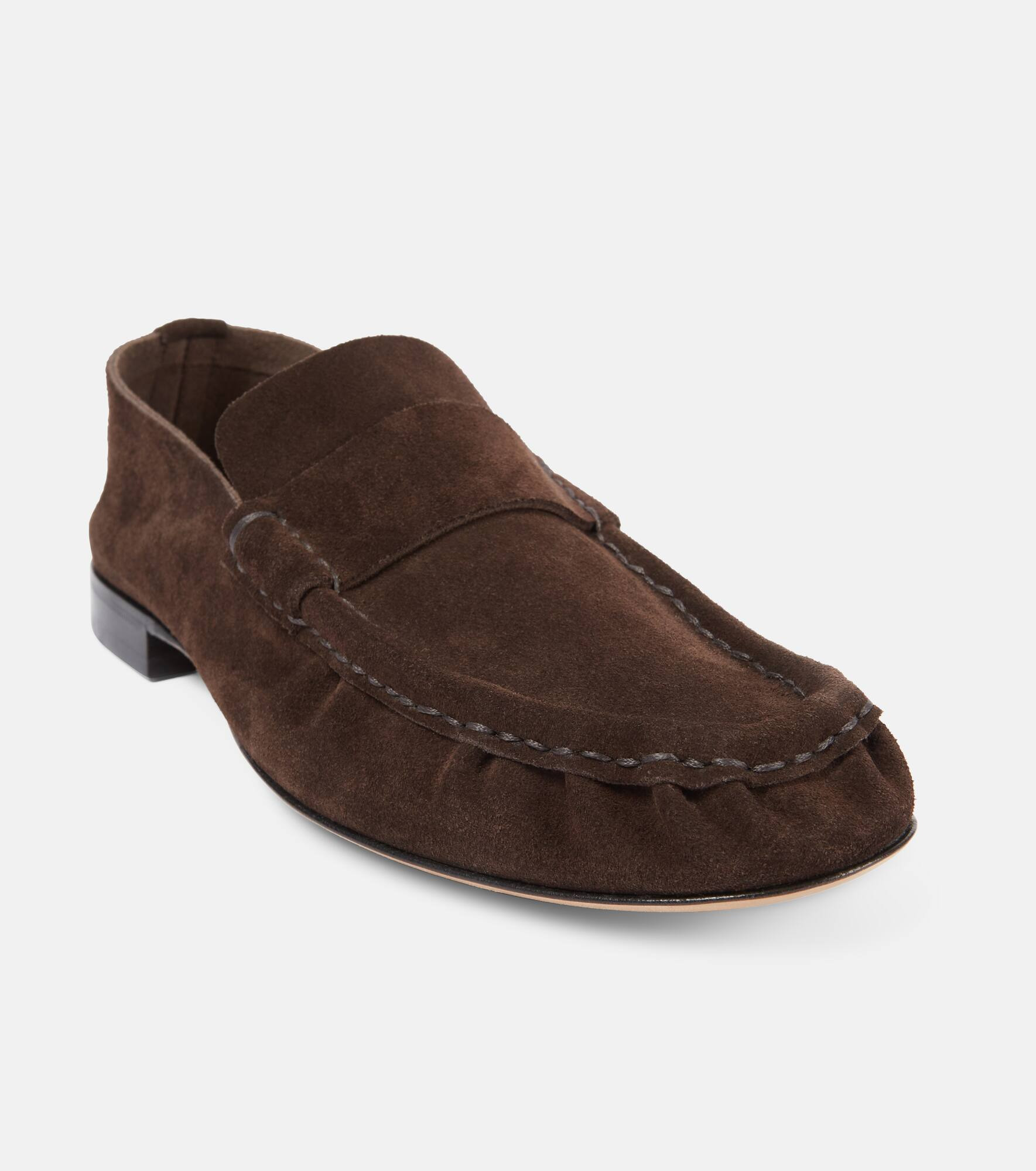 Suede penny loafers - 5