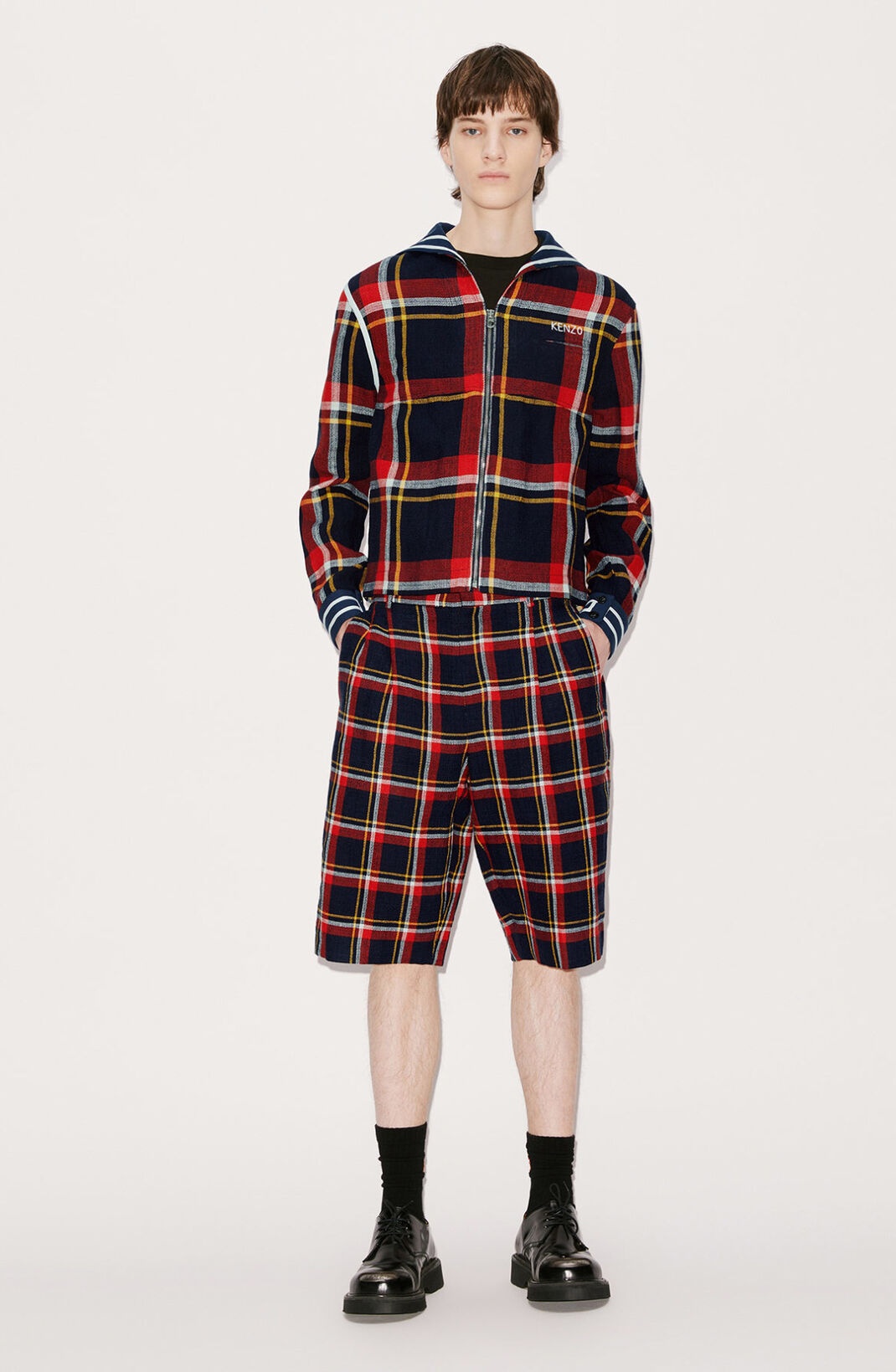 'KENZO Sailor' checked shirt jacket - 3