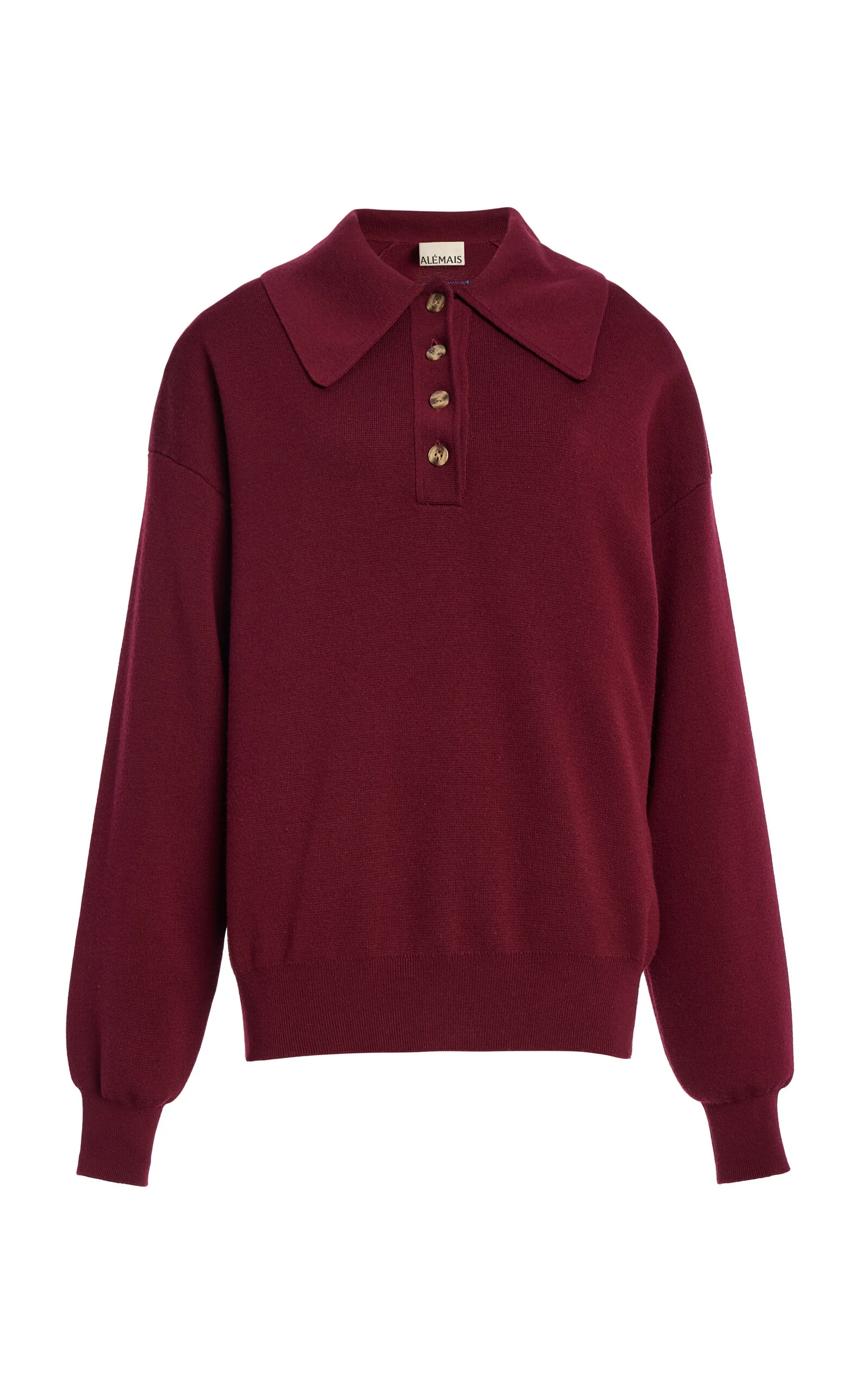 Claudia Knit Polo Sweater - 1